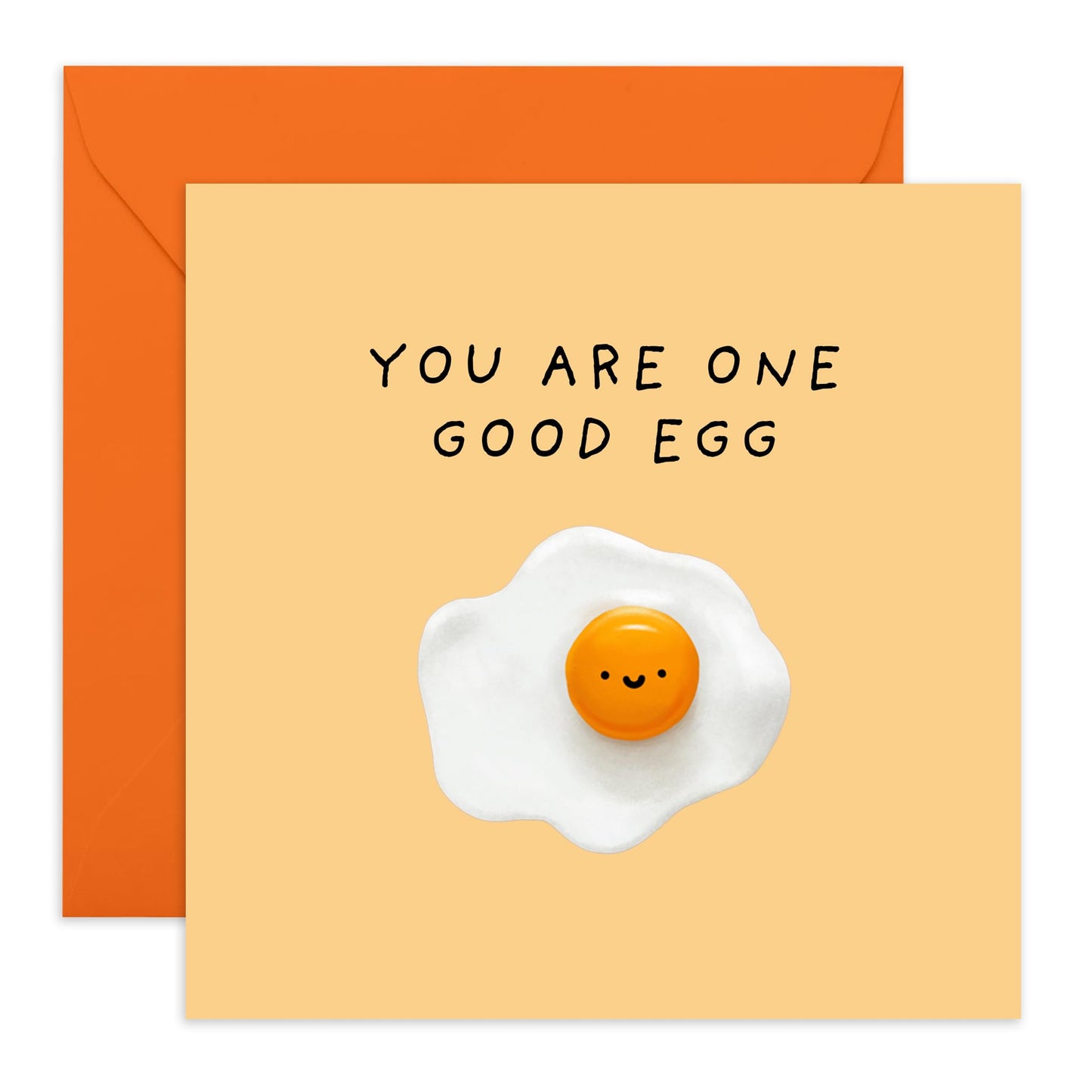 Cheerful Greeting Card - 'GOOD EGG!' - Perfect for Celebrating Kindness and Positivity with a Fun Touch - Ideal for Friends Family Besties BFFs Colleagues Sisters - Comes With Stickers By Central 23