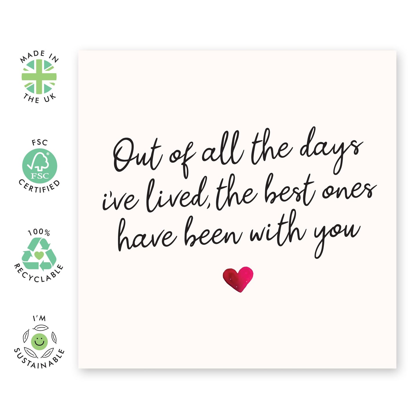 Happy Anniversary Cards For Wife Husband - Sweet Birthday Card For Boyfriend Girlfriend Special Friend - Valentine's Day Cards For Couple - Love Cards For Him Her - Comes With Stickers By Central 23