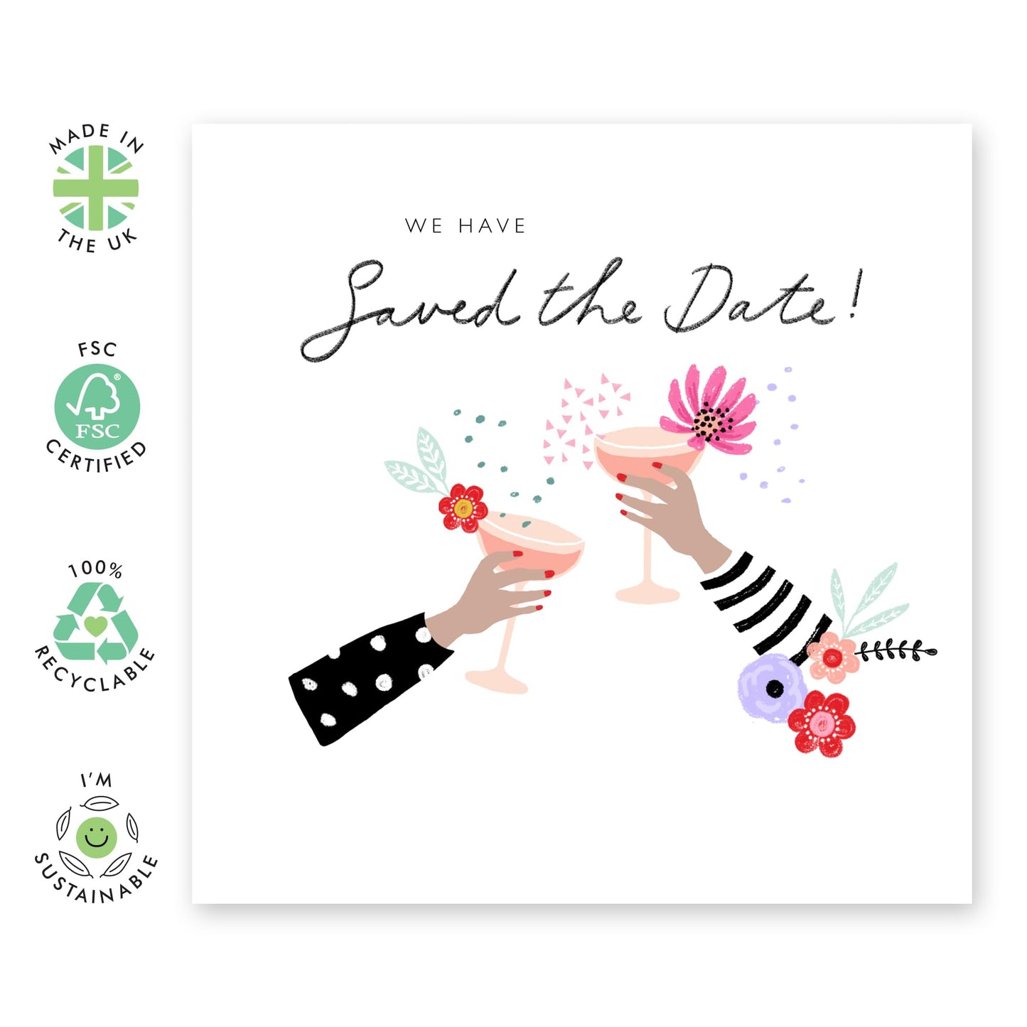 Invitation Acceptance Response From Guest - Cheers Saved The Date - Wedding Invitations From Groom Bride - Rsvp Reply Card - Wedding Reply Card From Guest - Comes With Fun Stickers By Central 23