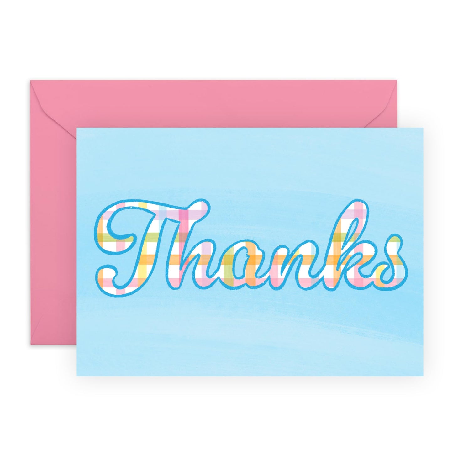 Thank You Card & Envelope - Thanks For Coming To My Party, Baby Shower, Wedding, Teacher's Day Greeting Cards - Appreciation Gifts For Friends Colleague Coworker - Comes With Stickers By Central 23