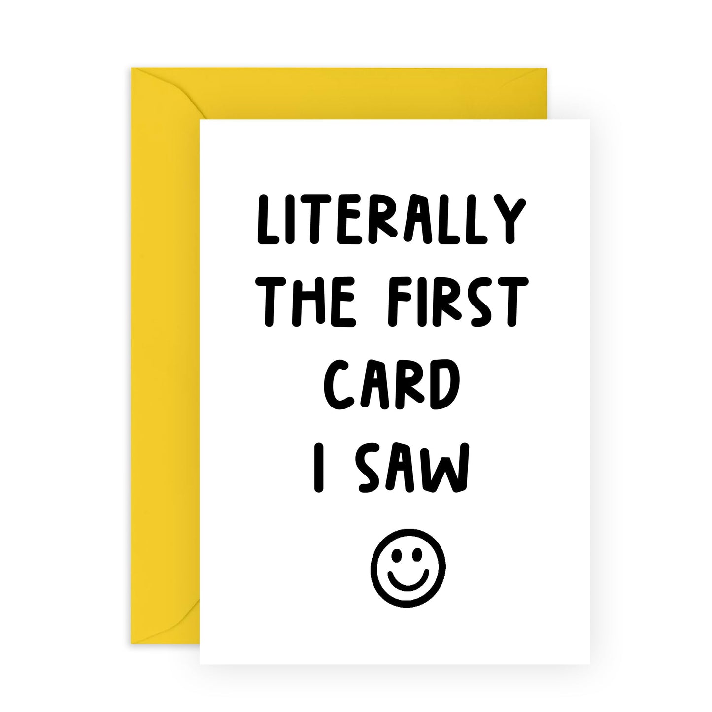 Valentines Card For Boyfriend Girlfriend Couples - First Card I Saw - Birthday Card For Adult Men Women - Anniversary Card For Him - For Husband Wife - Comes With Fun Stickers By Central 23