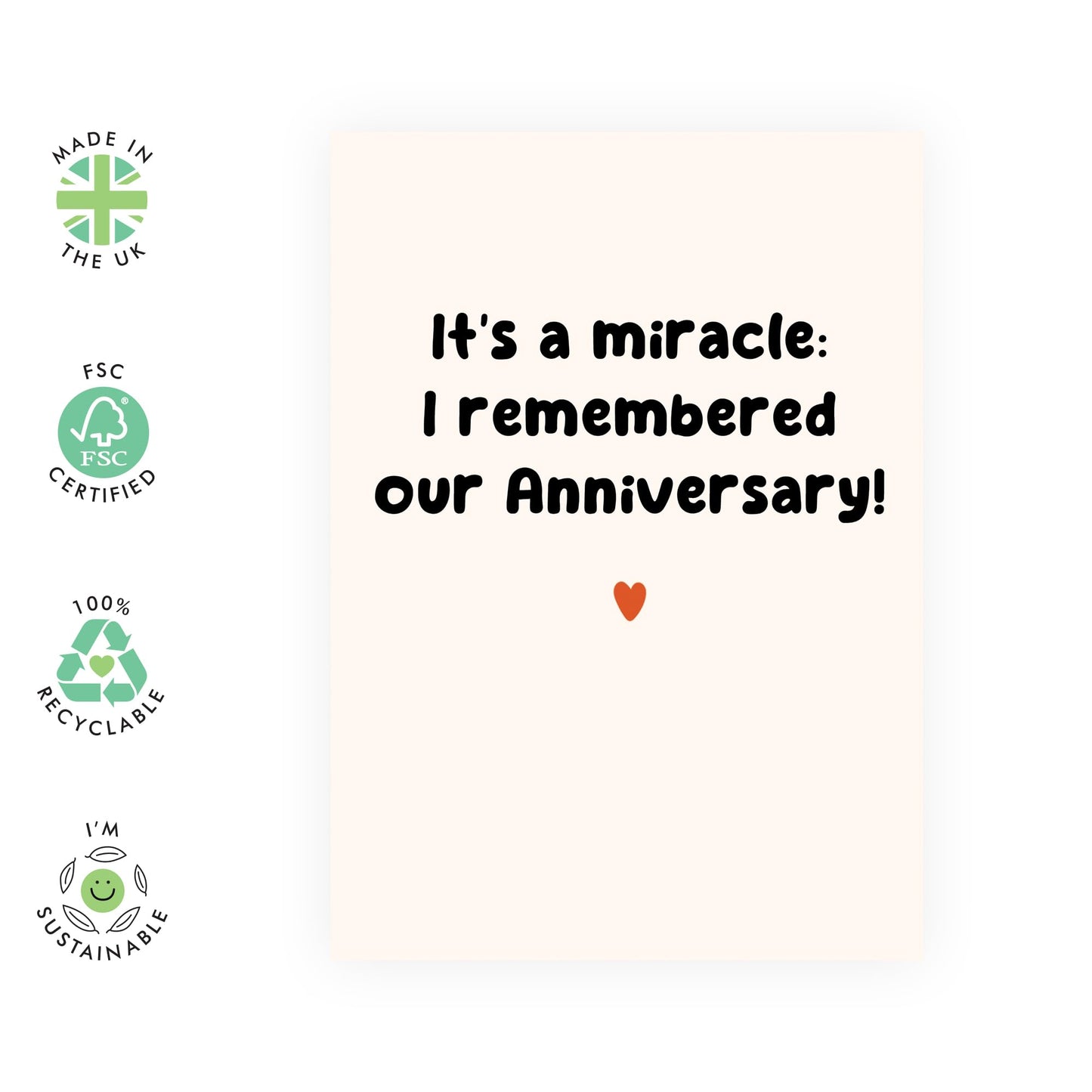 Wife Anniversary Card - Remembered Our Anniversary - Funny Anniversary Cards For Girlfriend - Cheeky Greeting Cards For Women - Comes With Stickers - Blank Inside - By Central 23
