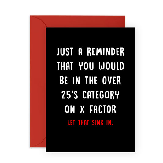 Funny Birthday Cards For Friends - Over 25's Category - Hilarious Birthday Cards For Men Women Mum Dad - Gifts For Him Her - Comes With Stickers And Envelopes By Central 23