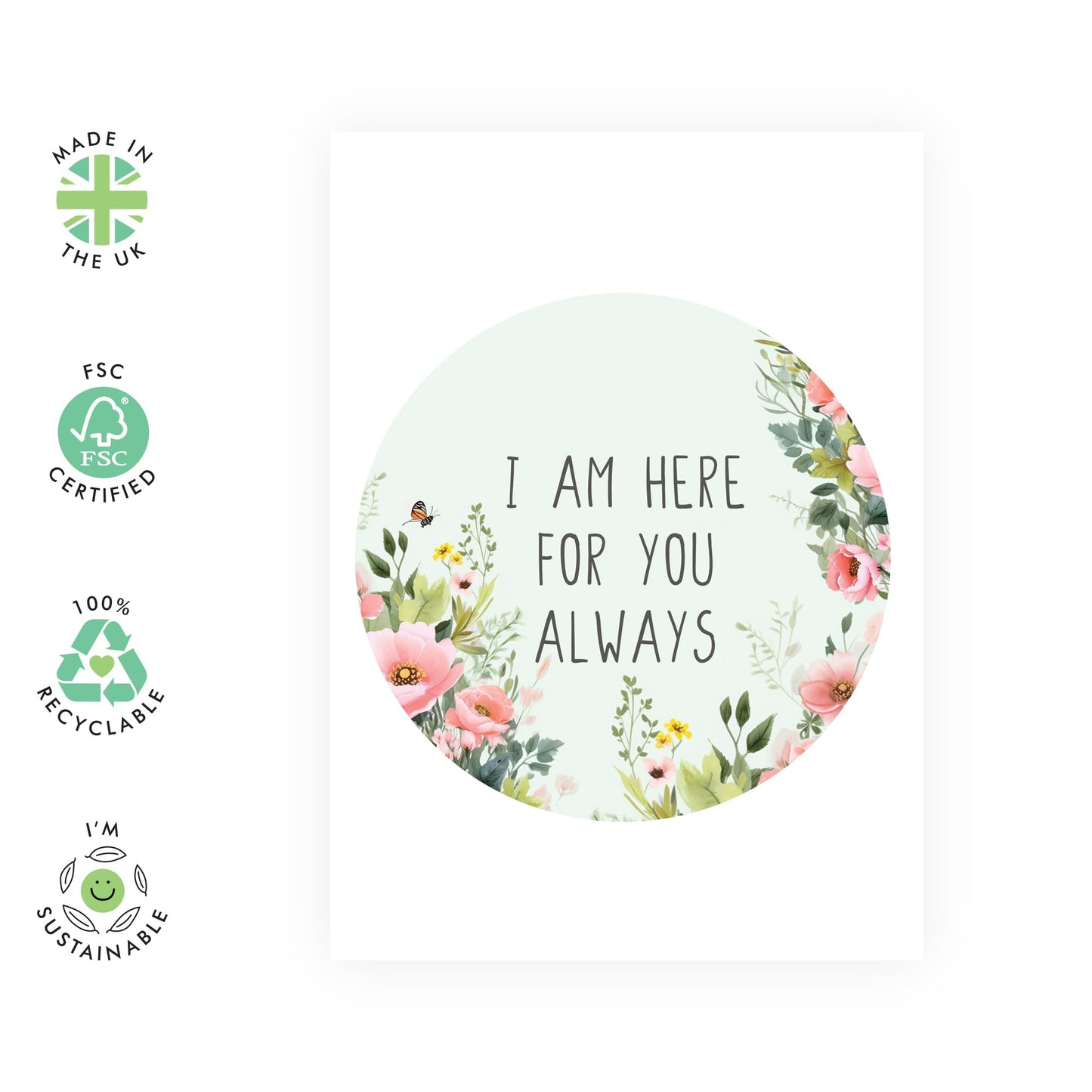 Sympathy Cards With Envelopes - Praying For You Cards - I'm Here For You - Encouragement Cards For Mum Dad Son Daughter - Heartfelt Bereavement Gifts For Friends - Comes With Stickers By Central 23