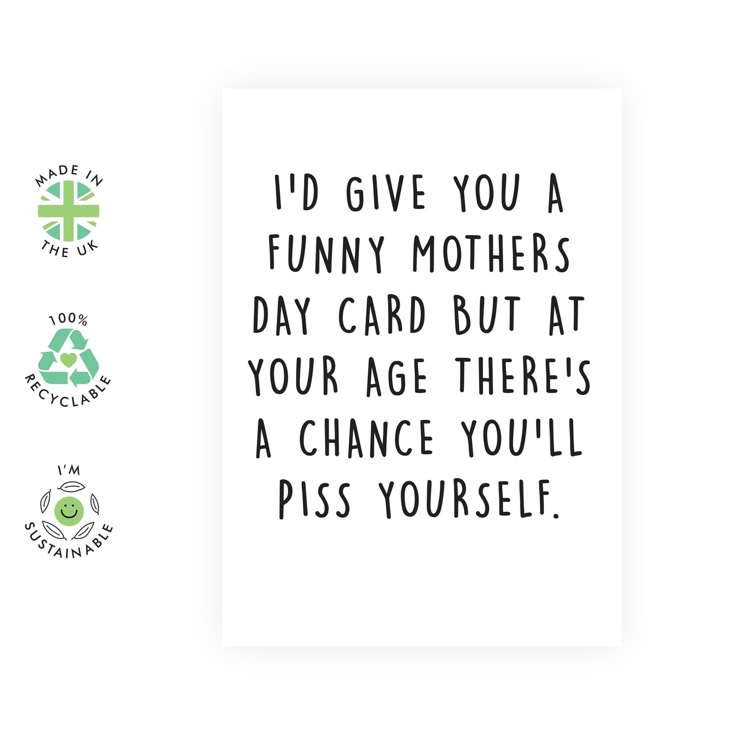 Funny Mother’s Day Card – Cheeky Banter Humour for Mum - Hilarious Gifts for Her, Mummy, Mama, Ma, Wife, Grandma, Nan, In Law, Sister, Her, Women from Son, Daughter, Family - Comes with Stickers