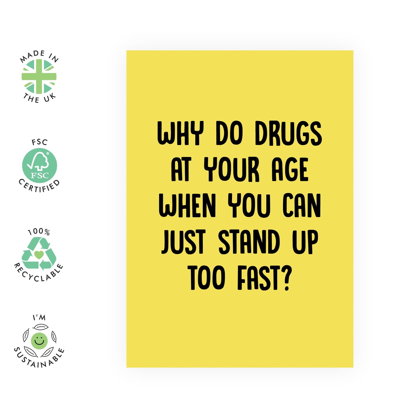 Funny Birthday Card For Men Women - Cheeky Greeting Cards For Him Her - Best Friend Card - Brother Sister Birthday Card - Gifts For Son Or Daughter - Comes With Stickers - By Central 23