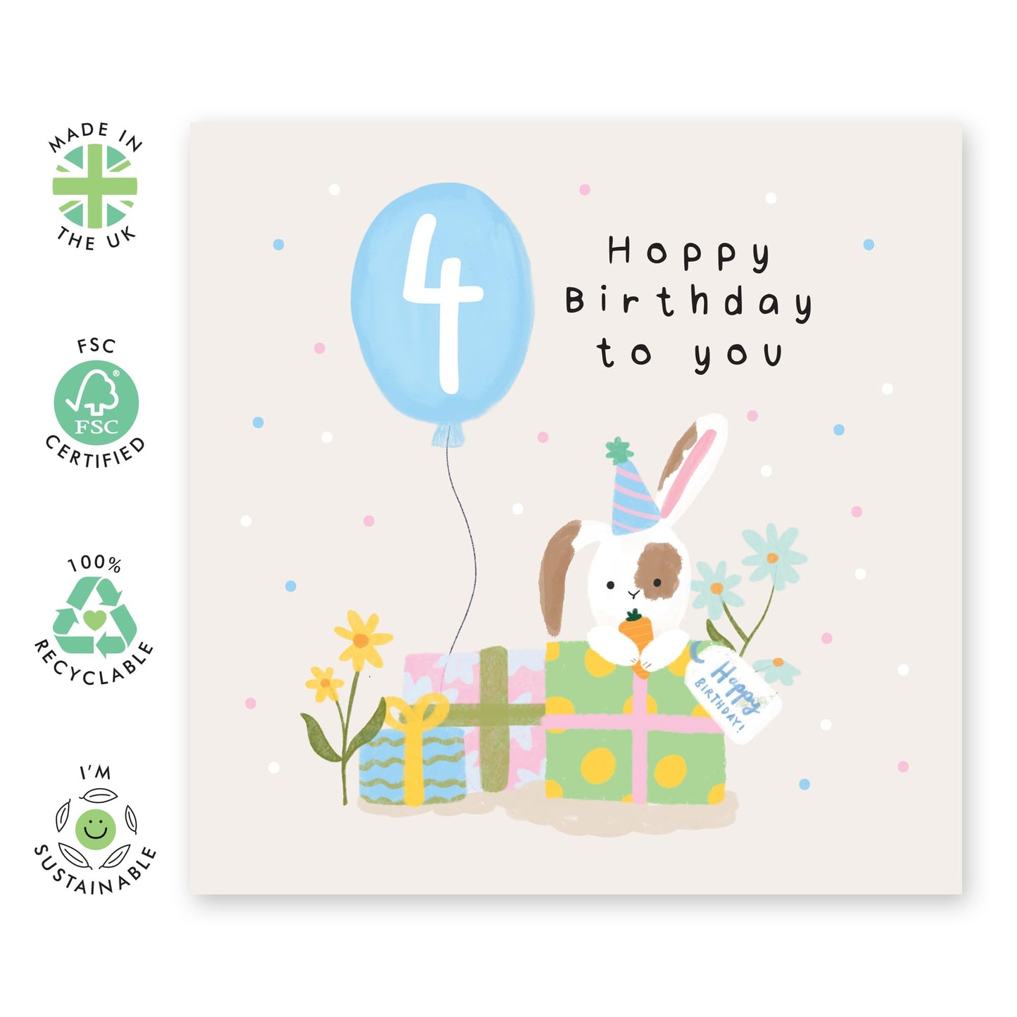HOPPY BIRTHDAY RABBIT