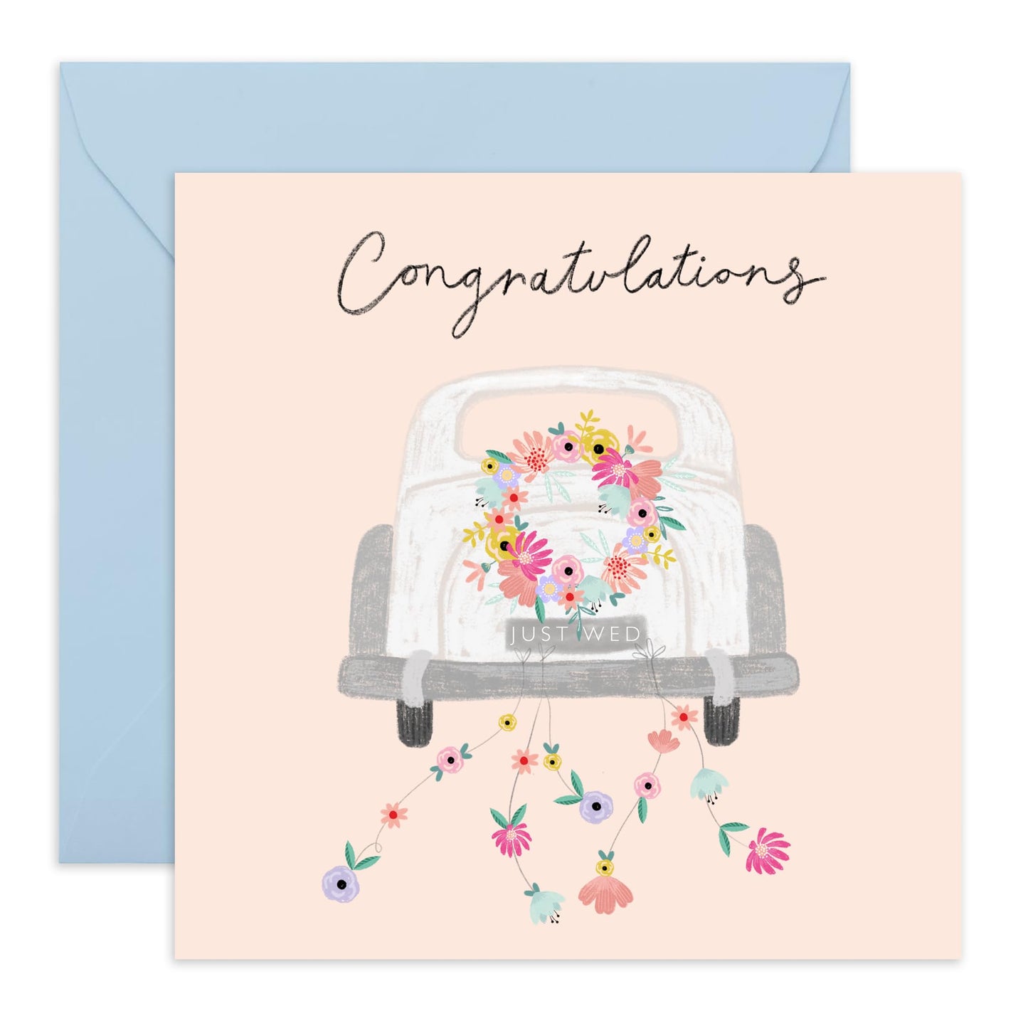 Engagement Card For Fiancé - Congratulations Wedding Car - Anniversary Card Husband Wife - Valentines Day Cards Boyfriend Girlfriend Men Women - From Best Friend - Comes With Stickers By - Central 23