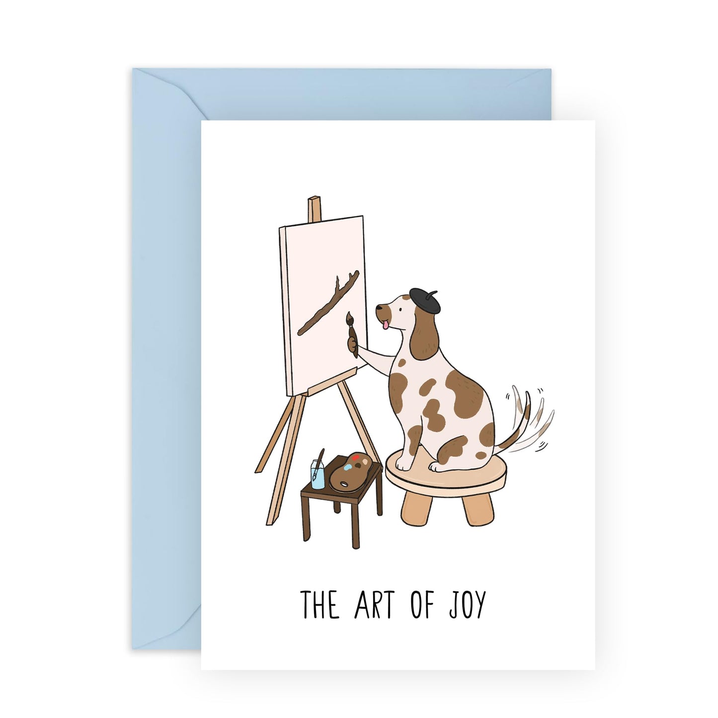 Dog Dad Cards - Dog Happy Birthday Card - The Art Of Joy - Funny Greeting Cards For Dog Mom Fur Parents - All Occasions Card From Fur Baby Doggo Puppy - Comes With Cute Stickers By Central 23
