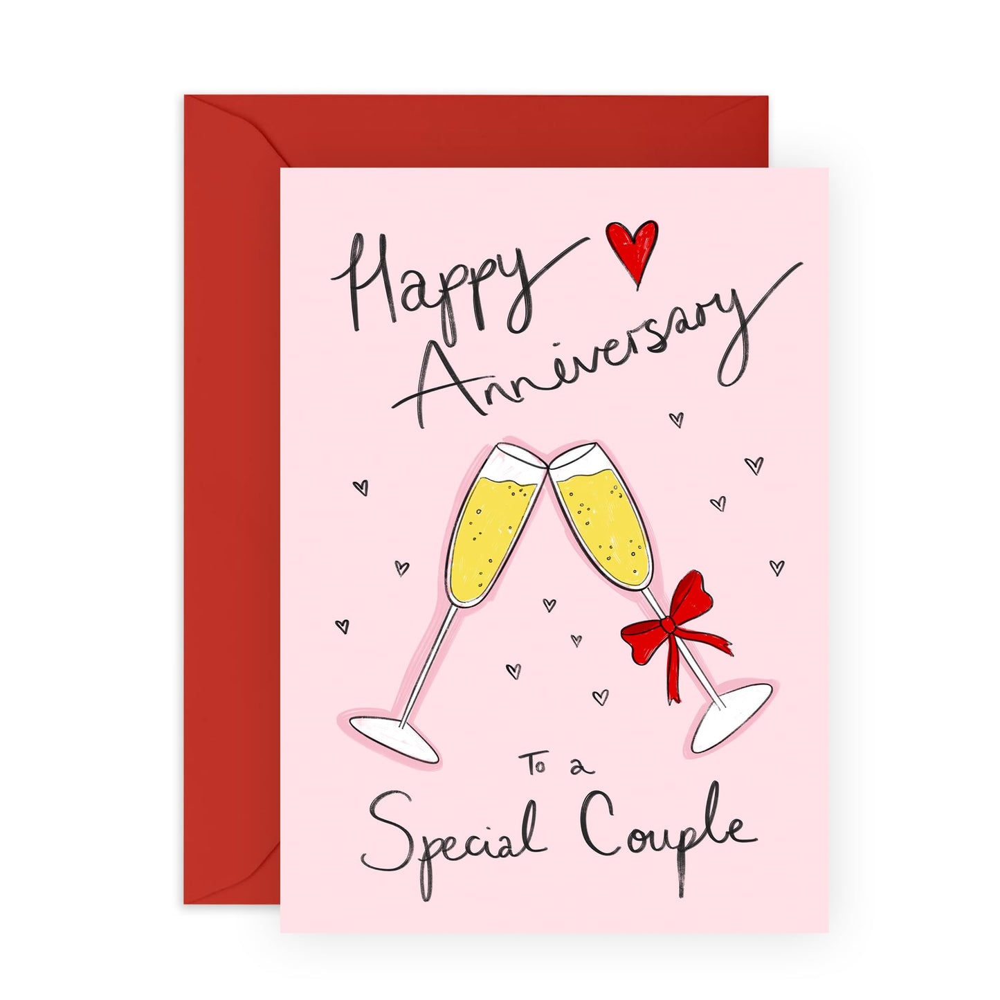 Greeting Card - 'ANNIVERSARY SPECIAL COUPLE' - Perfect for Celebrating Your Unique Bond and Milestone - Ideal for Adding a Touch of Appreciation to Your Special Day - Comes With Stickers By Central 23