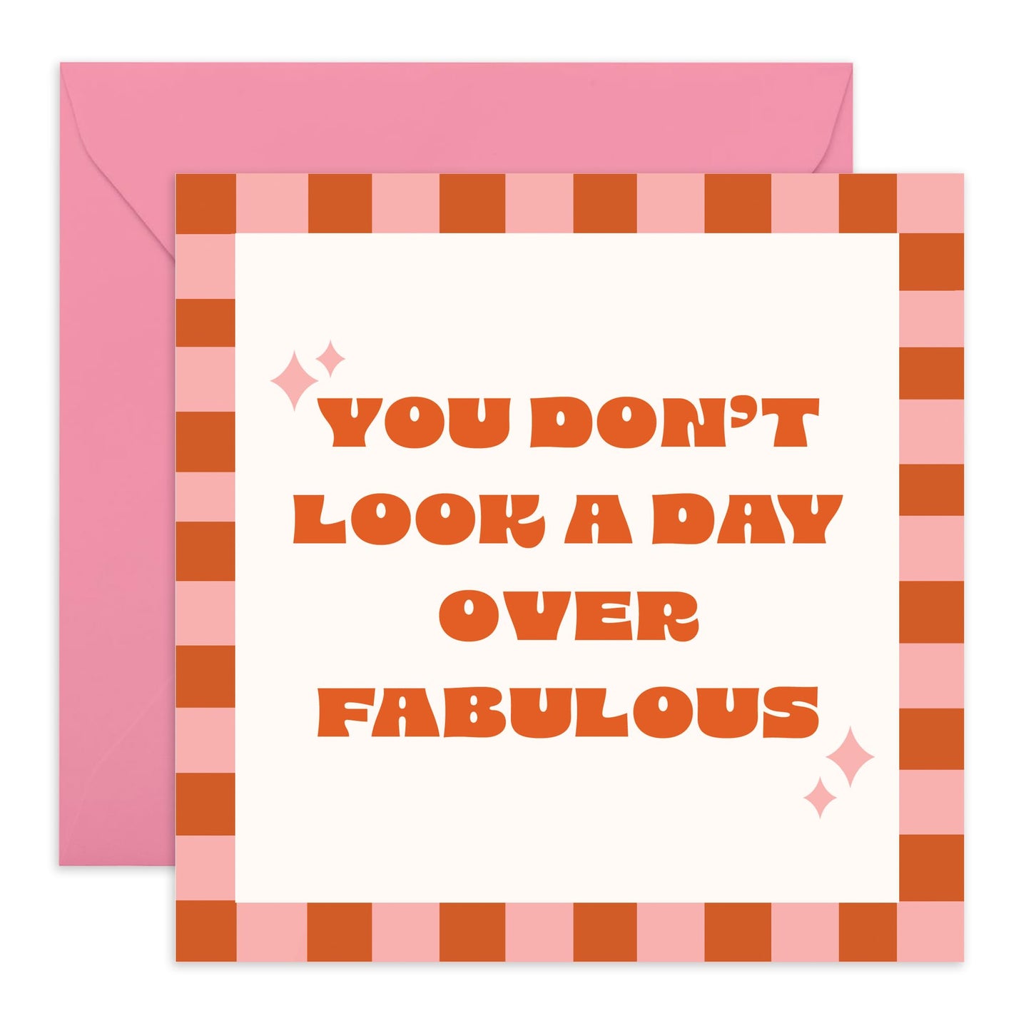 Funny Birthday Cards For Women - You Don't Look A Day Over - Wife Anniversary Card - Humourous Greeting Cards For Mum Nan Girlfriend - Comes With Fun Stickers - By Central 23