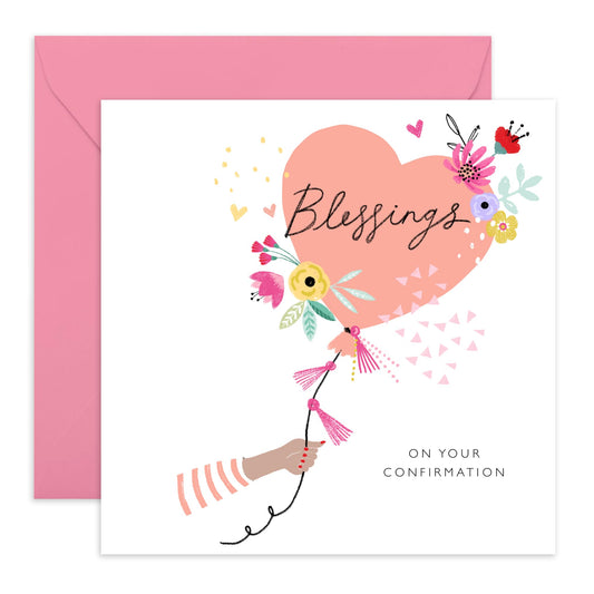 Blessings On Your Confirmation - Congratulations On Your Confirmation Card - Catholic Greeting Cards For Men Women - Confirmation Gifts For Teen Girls Kids Boys - Comes With Stickers - By Central 23