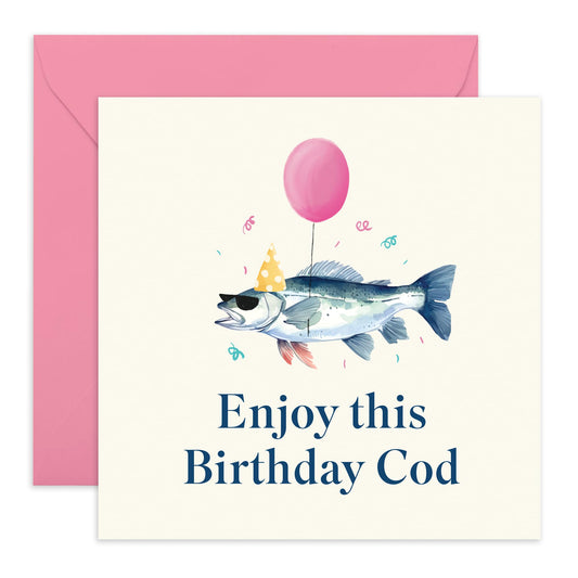 Cheeky Birthday Card For Her Him Men Women - Enjoy This Birthday Cod - Puns Jokes Humour - Happy Birthday Card For Friends Sister Brother Mum Dad - Comes With Cute Stickers By Central 23