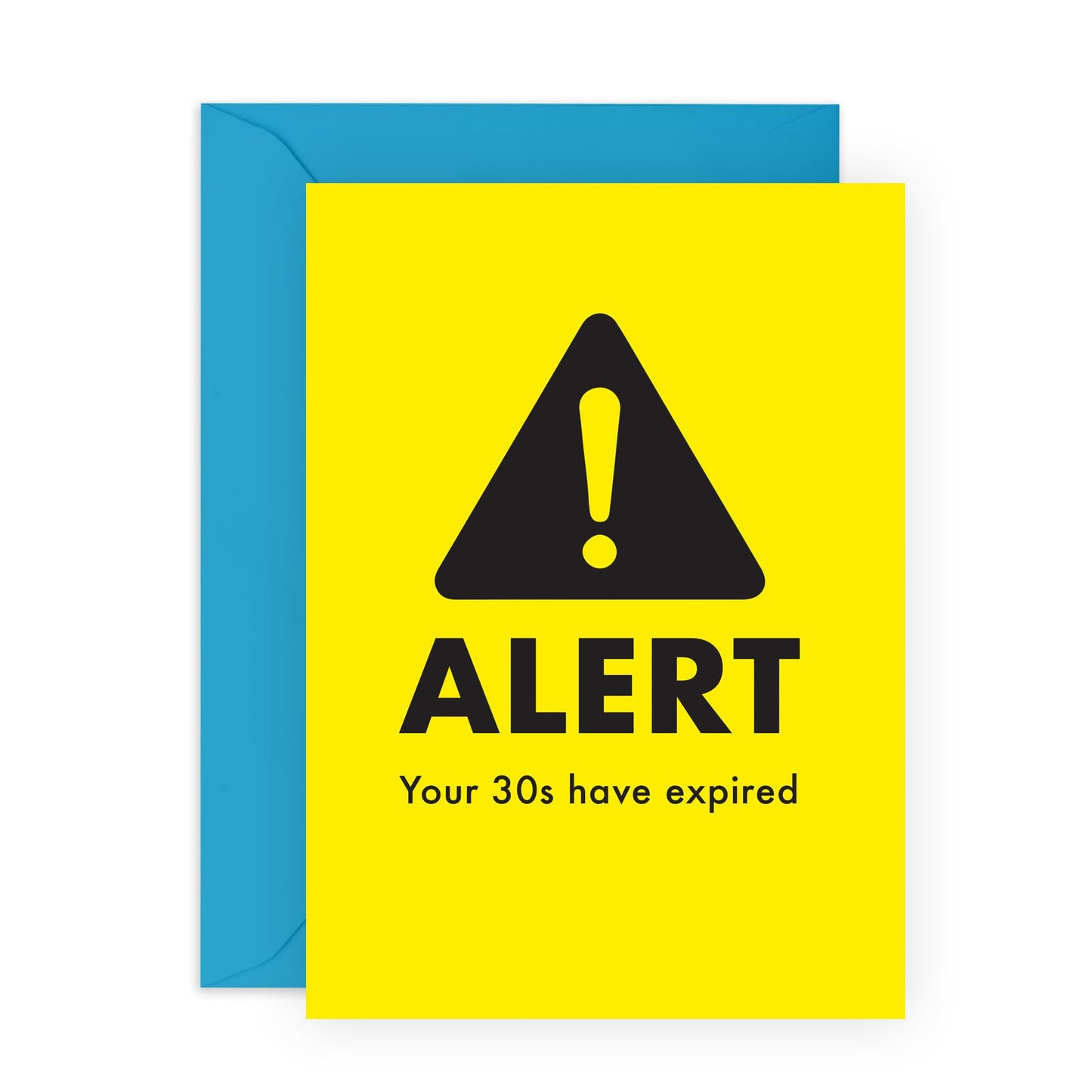 Birthday Card - Warning 30s Have Expired - Birthday Cards Son Daughter - 30th Birthday Greeting Cards - Brother Sister Birthday Cards - Niece Nephew - Comes With Stickers By Central 23