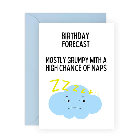 Birthday Card For Men Women - Birthday Forecast - Wife Birthday Card Funny - Greeting Cards For Girlfriend Sister Mum - Gifts For Her - Comes With Stickers - By Central 23