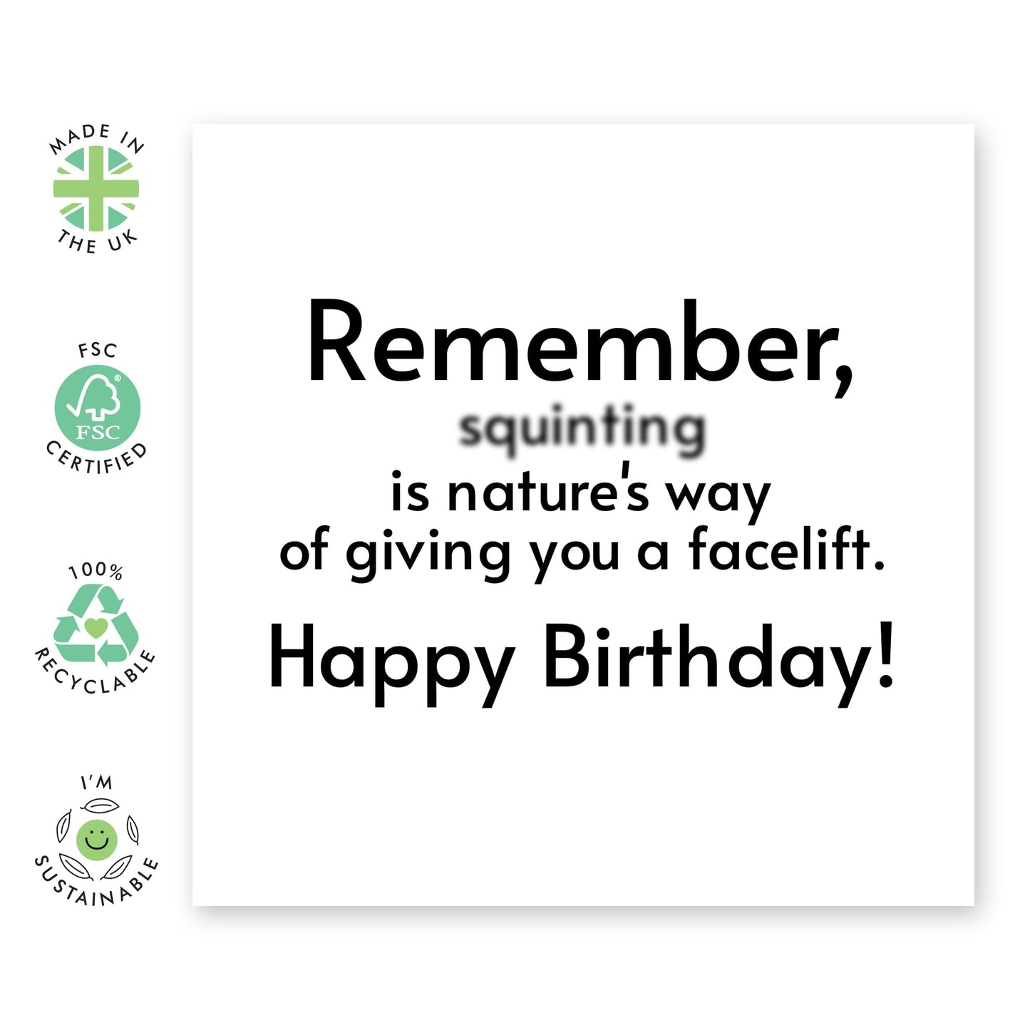 Birthday Card For Him Her - Congrats Another Year Of Vision - Naughty Birthday Cards For Men Women - Gifts For Friend Bestfriend - From Friend Bff - Comes With Stickers By Central 23