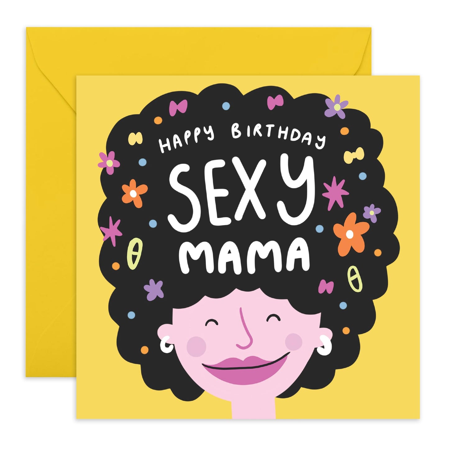 Mum Birthday Card - Happy Birthday Sexy Muma - Funny Mothers Day Card From Daughter Or Son - Gifts For Mum Mother Mama Mummy - Comes With Fun Stickers By Central 23