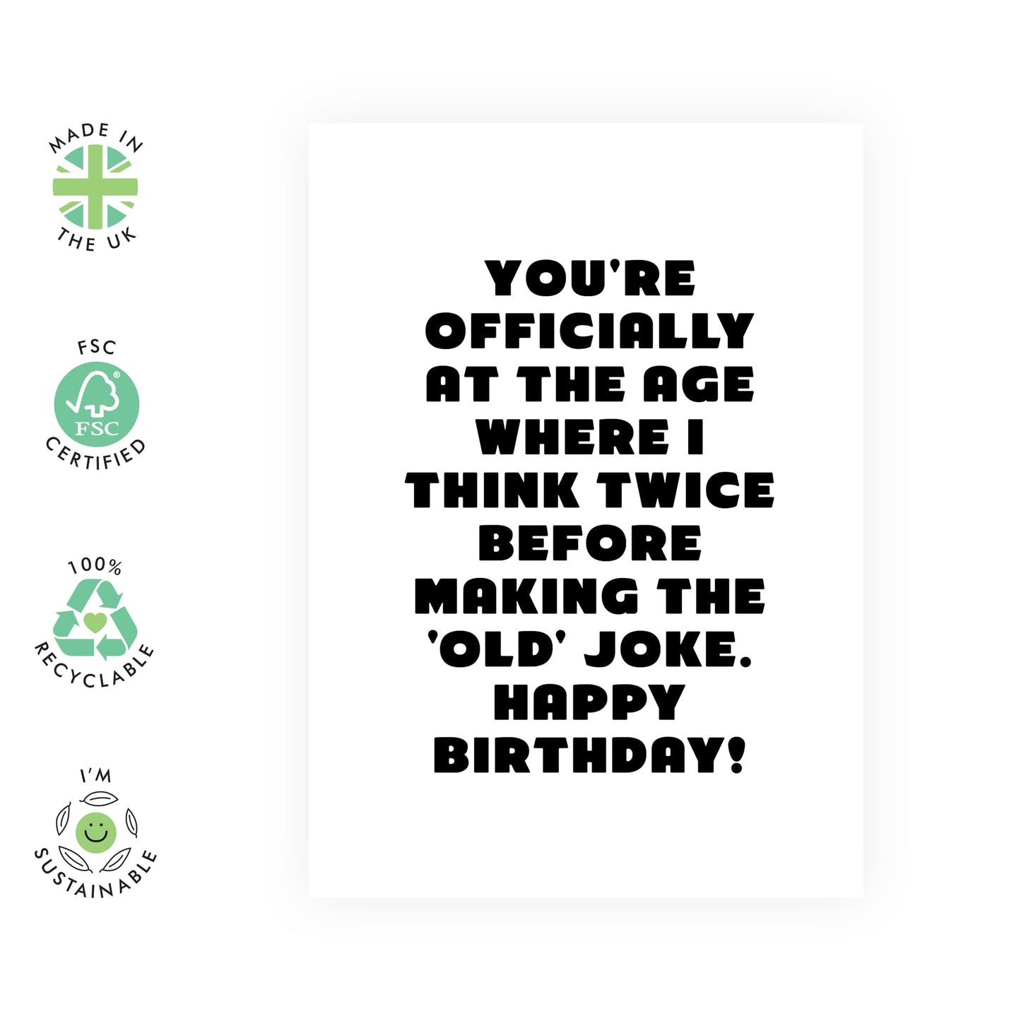 Funny Birthday Cards For Dad - Old Dad Jokes - Hilarious Birthday Card For Men Women - Husband Birthday Card - Gifts For Uncle Auntie Adult Brother - Comes With Stickers By Central 23