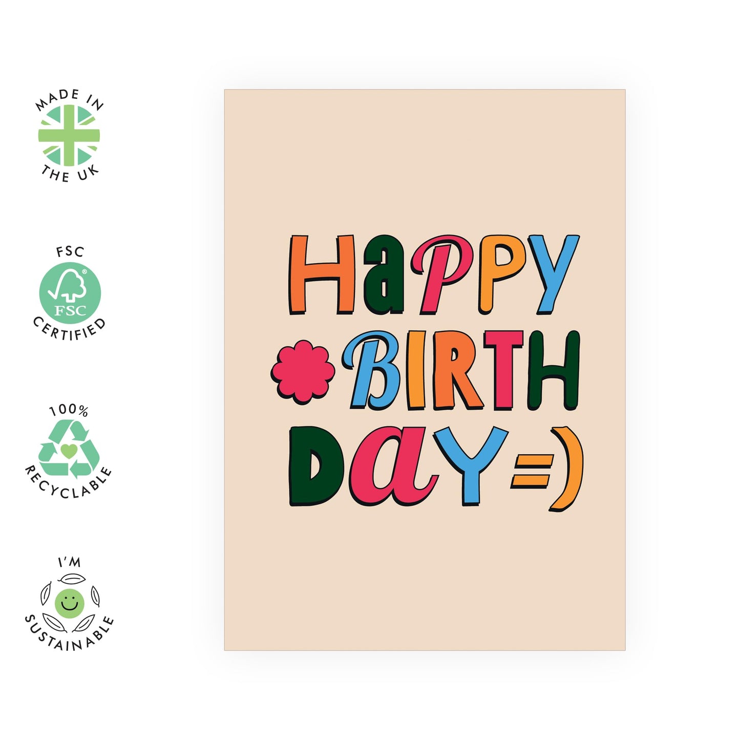 Happy Birthday Cards For Best Friends Sister Brother - Birthday Greeting Cards And Envelopes For Men Women - Gifts For Mum Dad Him Her - Comes With Stickers By Central 23