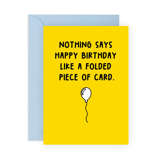 Mens Birthday Cards - Folded Piece Of Card - Humorous Birthday Card For Women - Brother Sister Birthday Card - Best Friend Birthday Gifts - Comes With Stickers - By Central 23