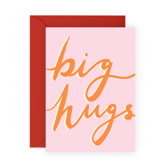 Sorry Your Leaving Cards - Big Hugs - Sympathy Cards Thinking Of You - Emotional Support Gift For Women Men - Bereavement Cards - Get Well Soon Surgery Cancer - Comes With Fun Stickers By Central 23