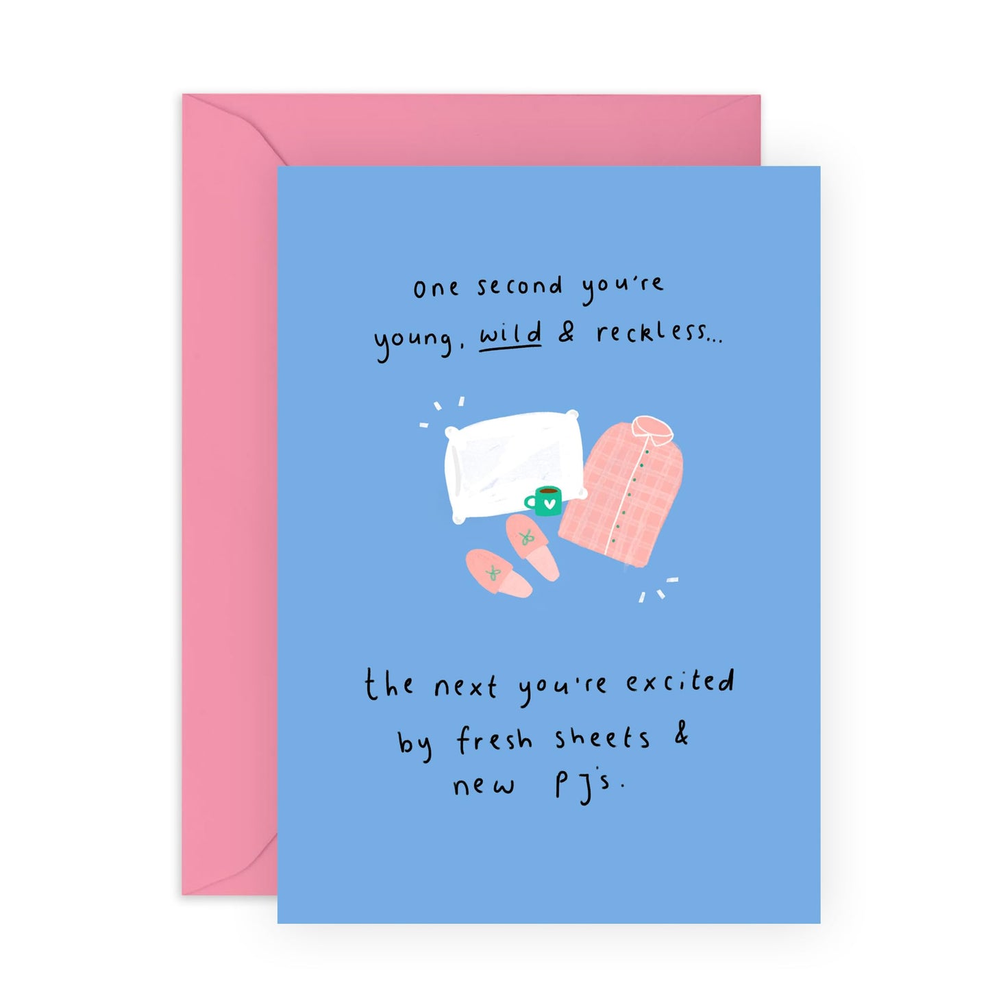 Happy Birthday Card Jokes About Aging - 'Fresh Sheets' - Gifts for Bestie, Best Friend, Wife, Girlfriend, Partner, Sister, Sis, Colleague, Co-worker- Pajamas - Comes with Fun Stickers