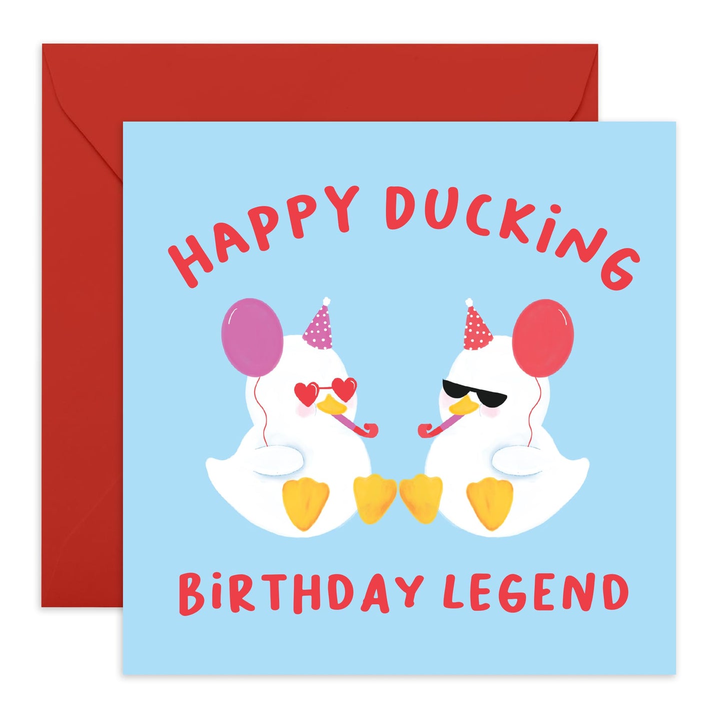 Funny Birthday Card Dad - Ducking Birthday Legend - Grandpa Greeting Cards Birthday - Cheeky Bday Cards For Him Her - Gifts For Mum Sister Brother Grandfather - By Central 23