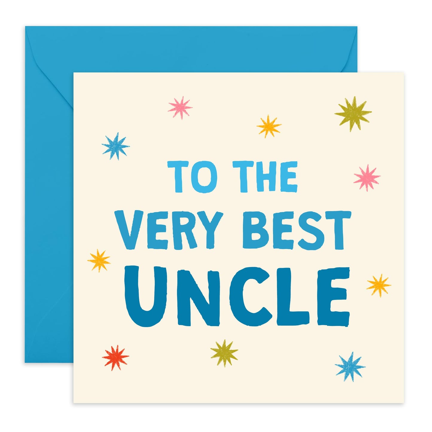 Uncle Birthday Card - To The Very Best Uncle - Happy Birthday Cards For Men - Father's Day Cards For Uncle From Niece Nephew - Gifts For Him - Comes With Stickers And Envelope By Central 23