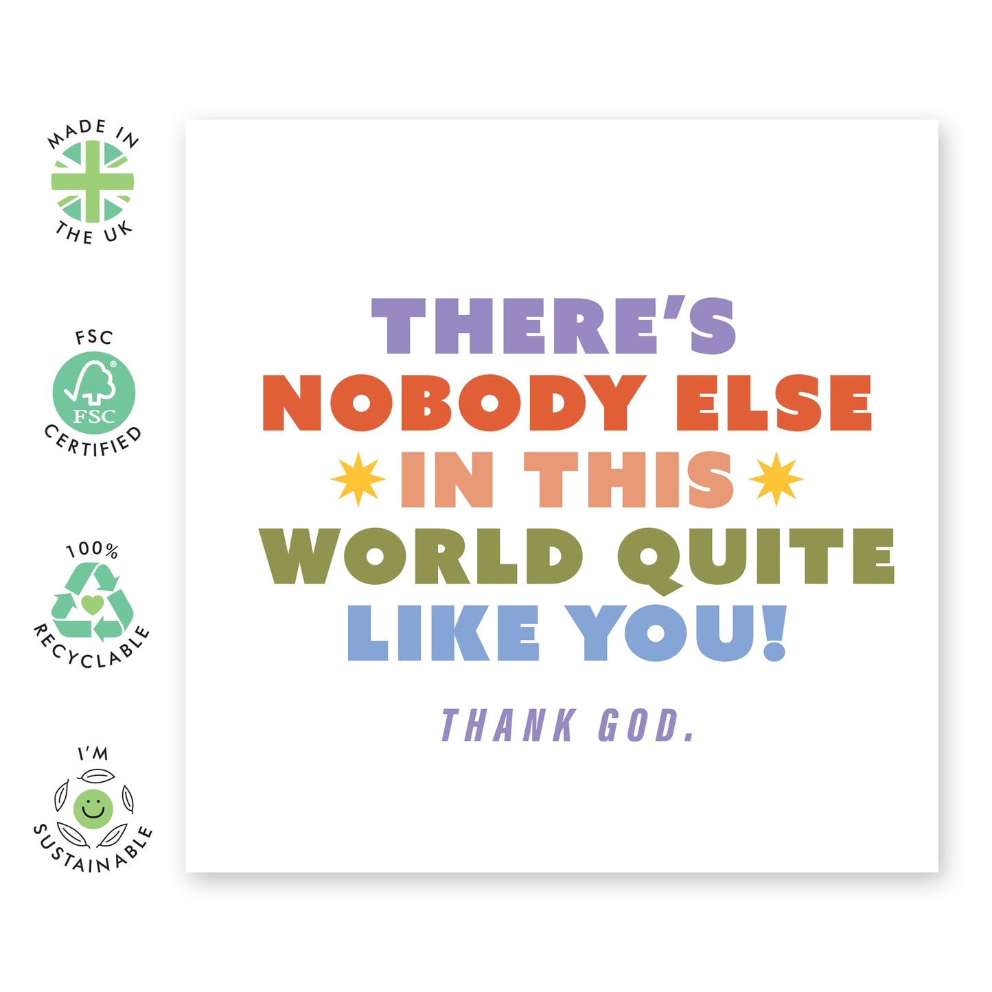 Best Friend Birthday Card - Anniversary Card For Husband Wife - There's No One Else Like You - Sweet Girlfriend Gifts For Her Hm Men Women - Boyfriend Birthday Card - Comes With Stickers By Central 23