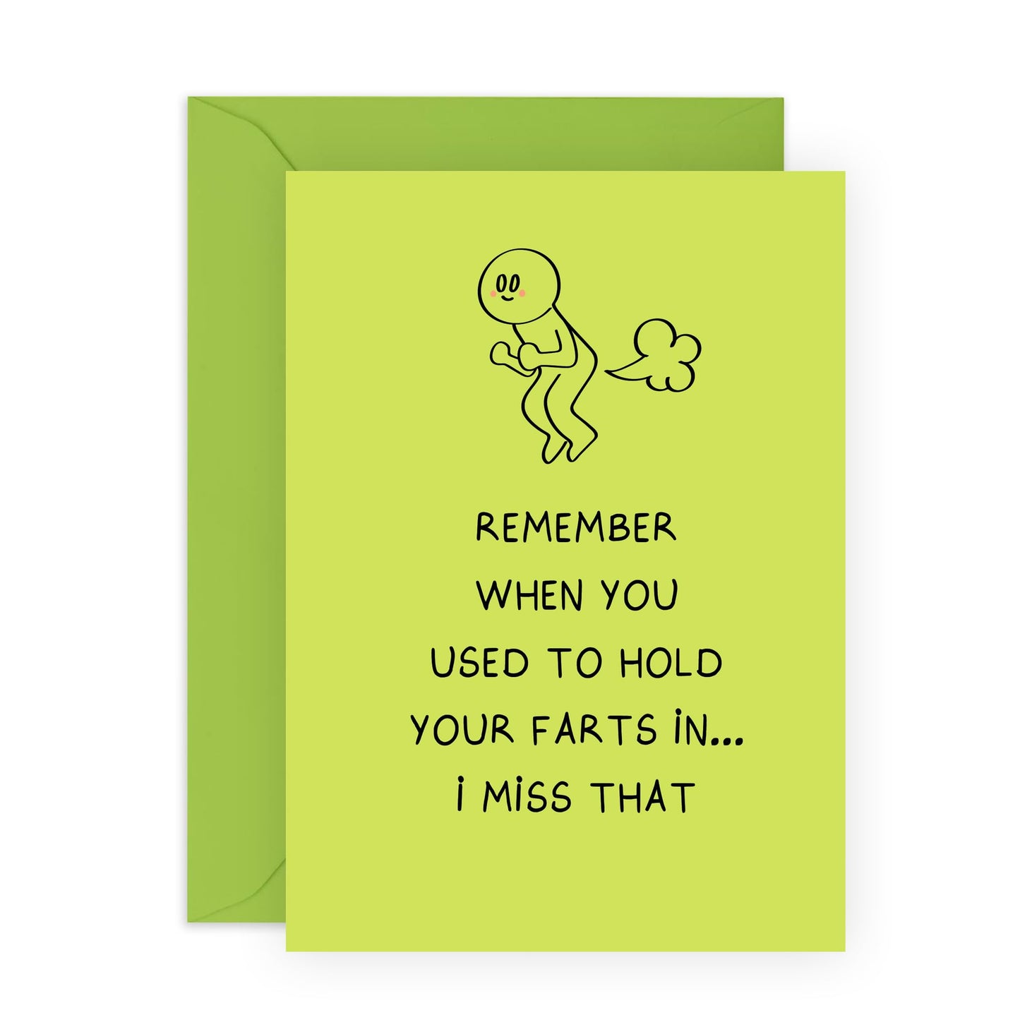 Funny Greeting Card - 'Hold Your F*rts In' - Jokes for Workmates, Husband, Wife, Girlfriend, Boyfriend, Coworkers, Colleagues, Best Friend - Holding - Comes with Fun Stickers