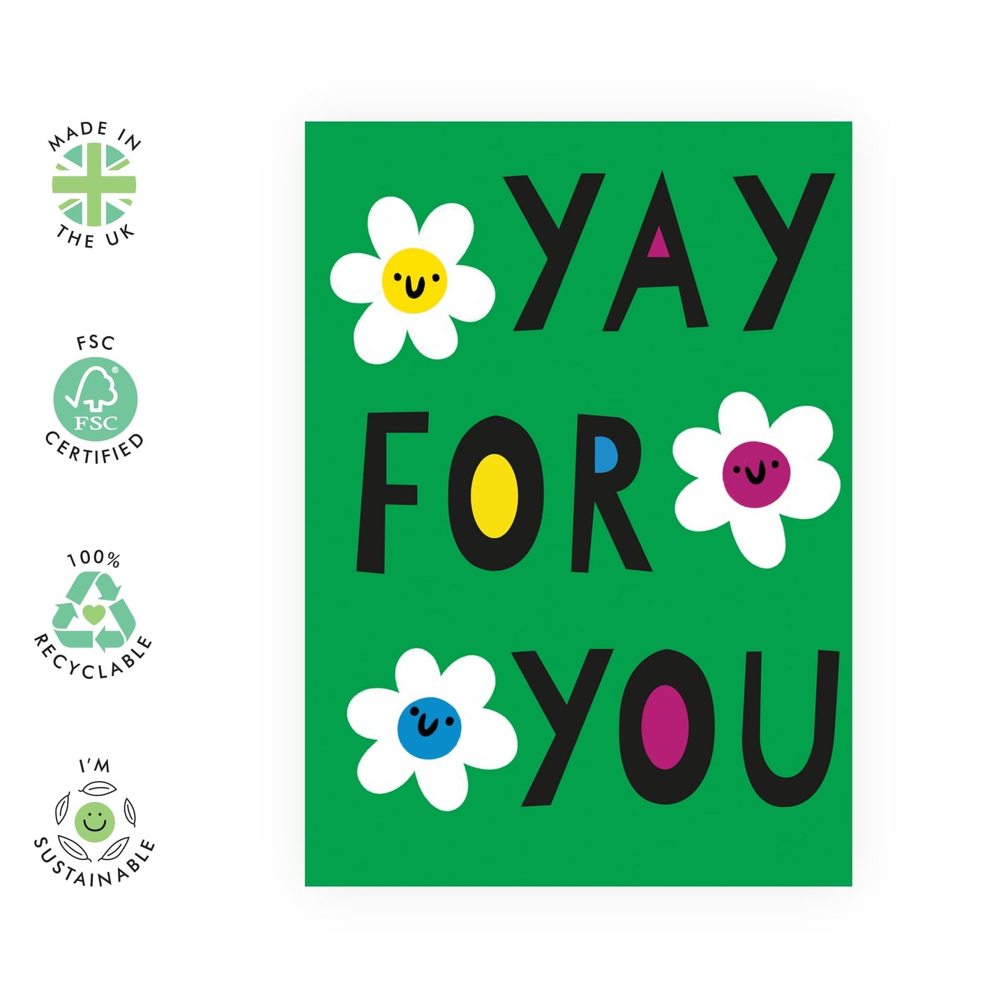 Engagement Card - Congratulations Card - Yay For You - Getting Married - Good Job Graduation - Celebration Cards For Women - Gifts For Her Best Friends Sister - Comes With Fun Stickers By Central 23