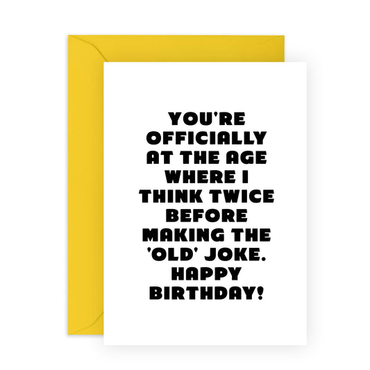 Funny Birthday Cards For Dad - Old Dad Jokes - Hilarious Birthday Card For Men Women - Husband Birthday Card - Gifts For Uncle Auntie Adult Brother - Comes With Stickers By Central 23