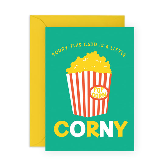 Funny Birthday Card For Dad - Sorry This Card Is Corny - Dad Jokes Card - Prank Humor Sarcasm - Happy Birthday Dad Greeting Card And Envelopes - Gifts For Him - Comes With Cute Stickers By Central 23