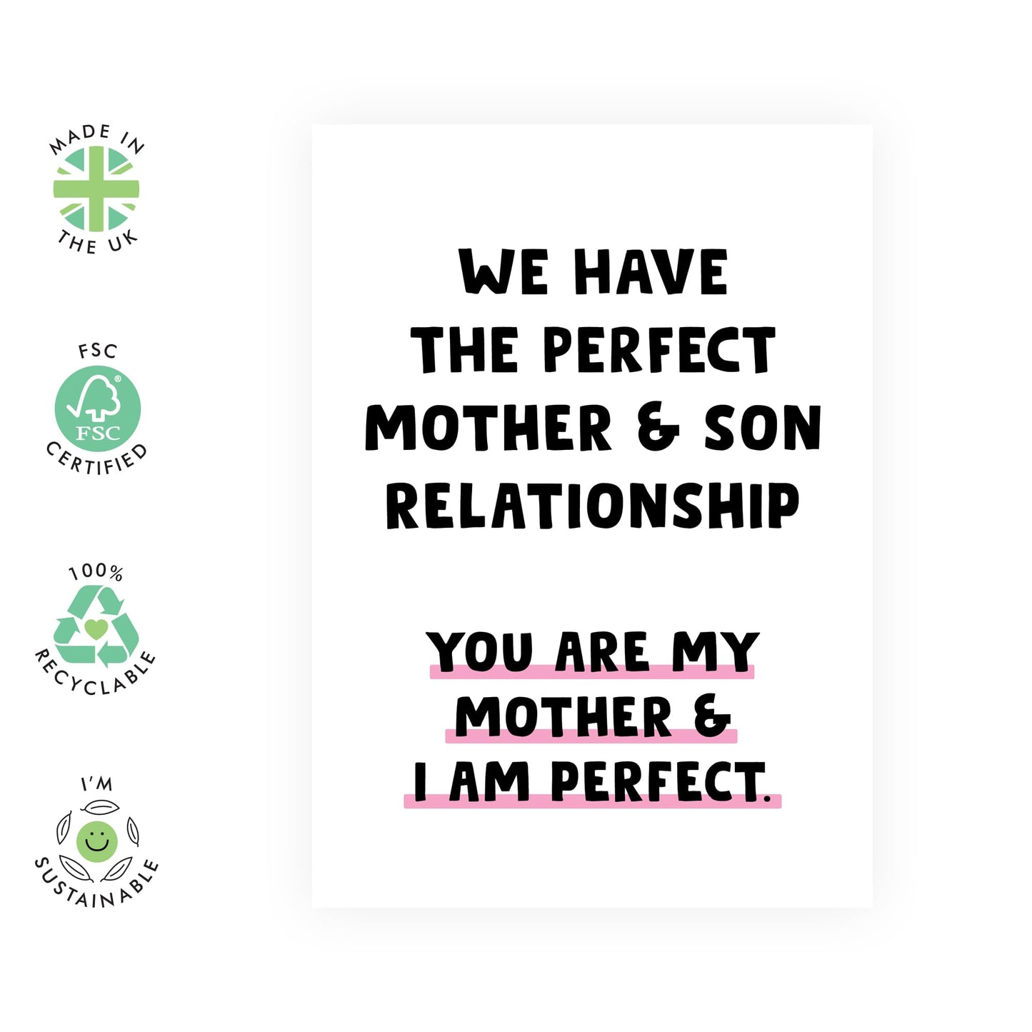 Mum's Heartfelt Birthday Card - Mother Son Relationship - Gifts for Her, Mummy, Ma, Mama, Family - Mothers Day Card From Son - Thank You and Appreciation Presents - Comes With Stickers