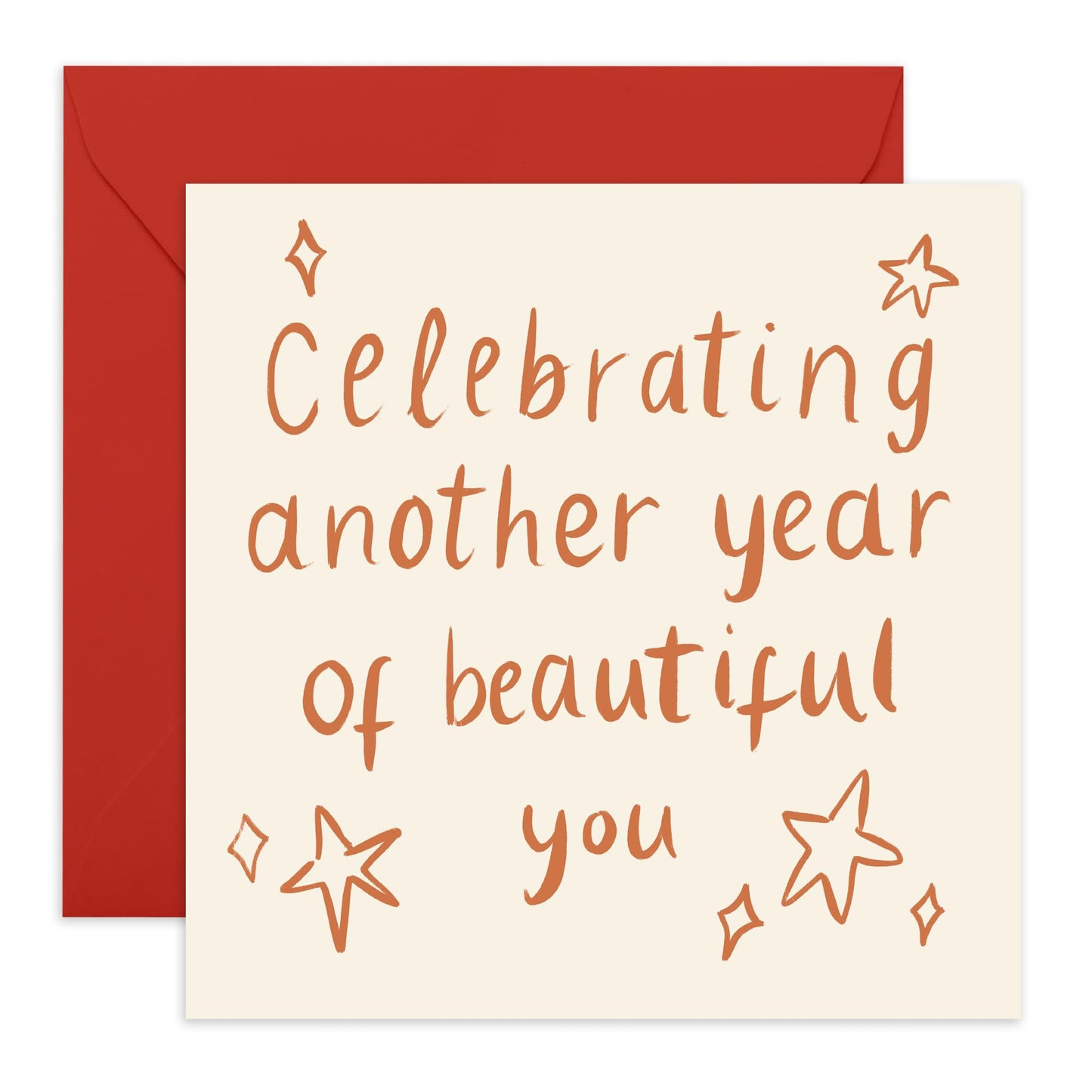 Inspiring Birthday Card - 'Another Year of Beautiful You' - Gifts for Best & Close Friends, Sisters, Sis, Gal , Her, Bruv, Mate, Colleague - Celebrating You - Comes with Fun Stickers