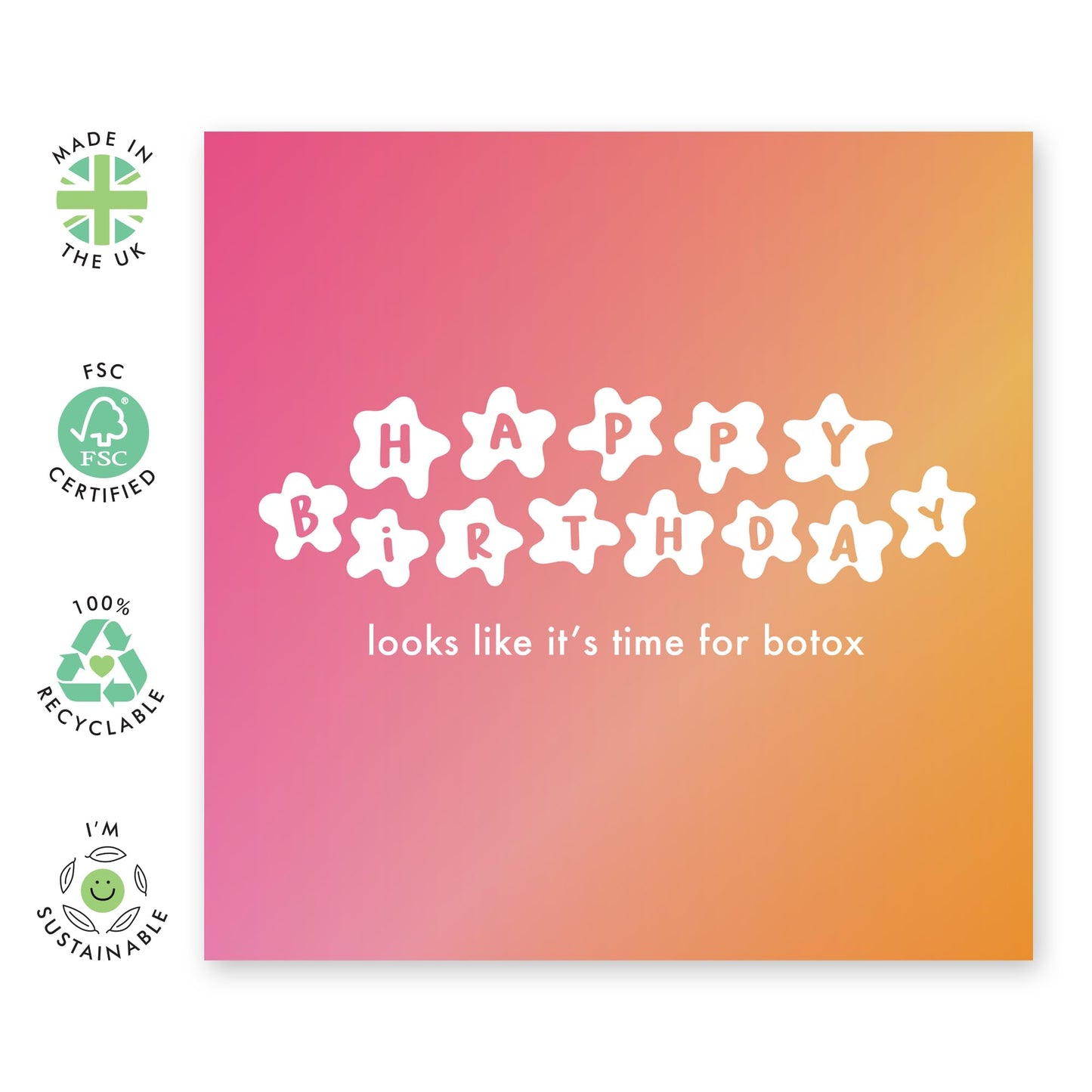 Happy Birthday Cards For Women Hilarious - Time For Botox - Funny Birthday Cards For Friends Sister Aunt Mum Girlfriends - Gifts For Her Them Female Funny - Comes With Fun Stickers By Central 23