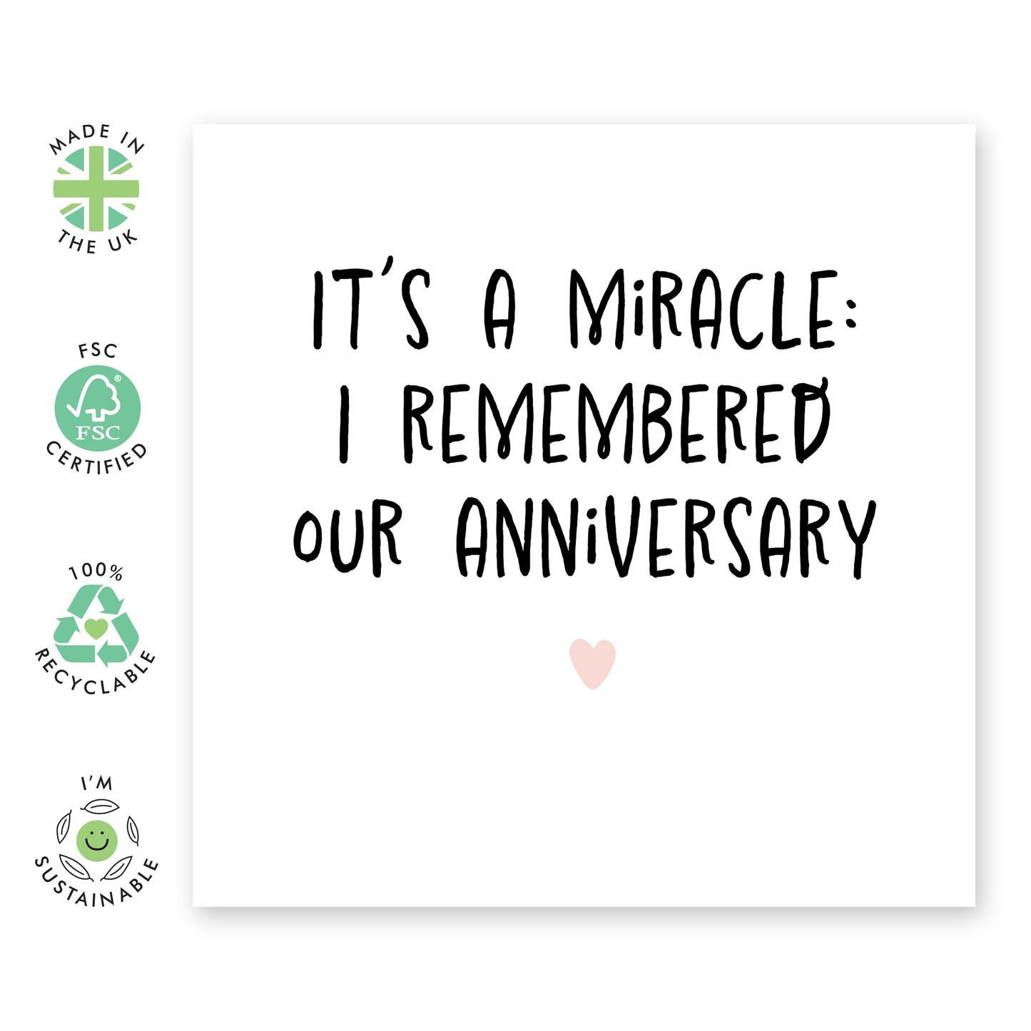 Wife Anniversary Card From Husband - Remembered Our Anniversary - Funny Anniversary Card For Her - Gifts For Girlfriend - Comes With Stickers And Envelope - By Central 23