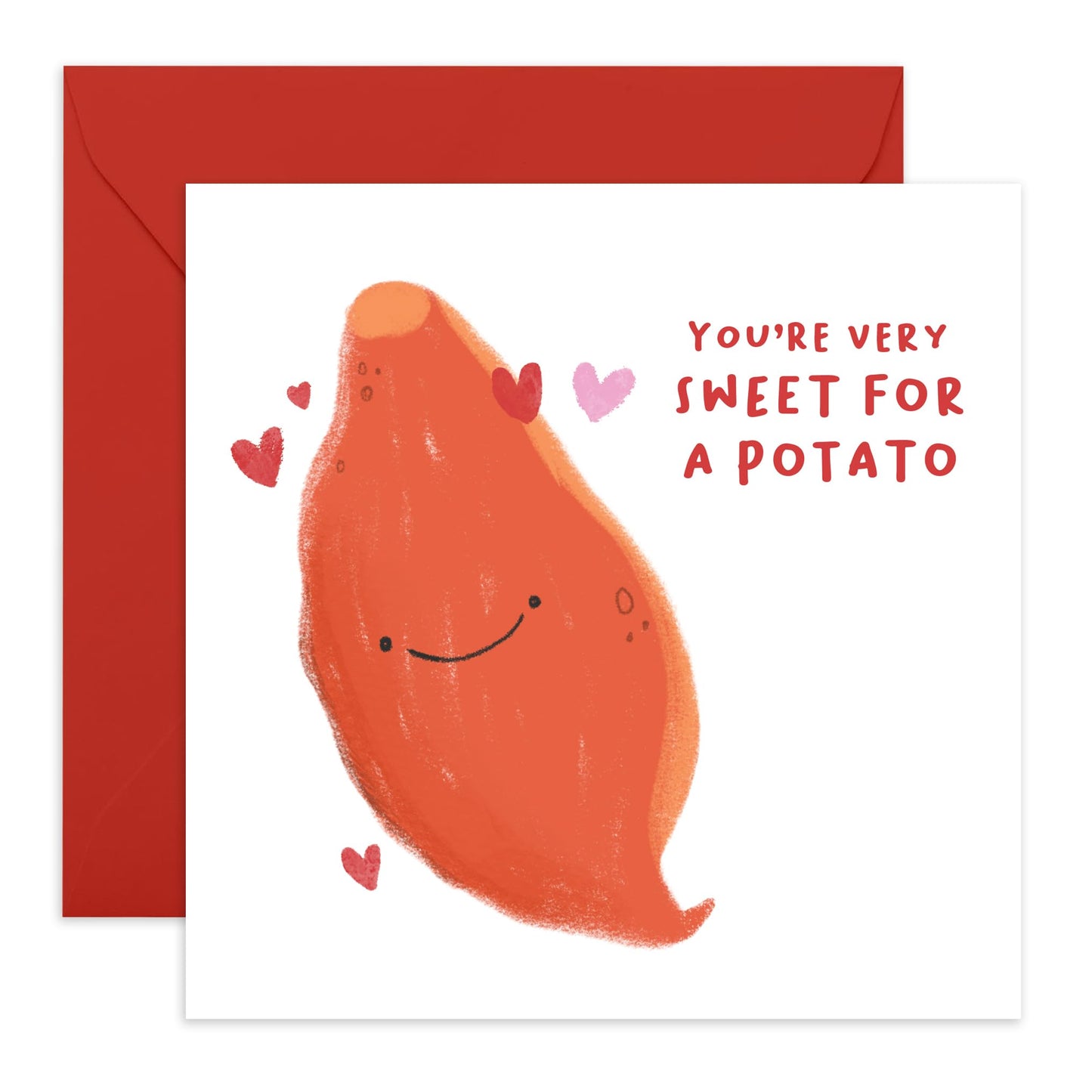 Wedding Anniversary Card For Husband Wife - You're Very Sweet Potato - Valentines Card For Girlfriend Boyfriend - Anniversary Card For Him Her - Comes With Fun Stickers By Central 23