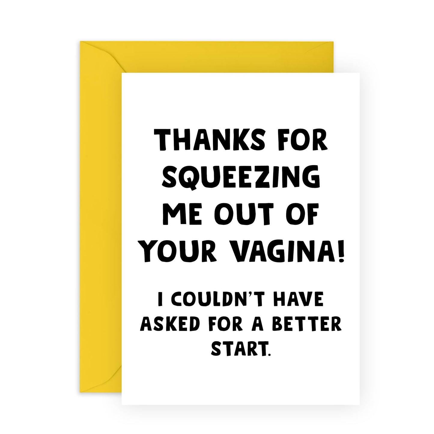 Funny Birthday Card For Mum - Rude Birthday Gifts For Women - Naughty Mothers Day Card - Greeting Cards For Mummy Mum Mama - Comes With Stickers - By Central 23