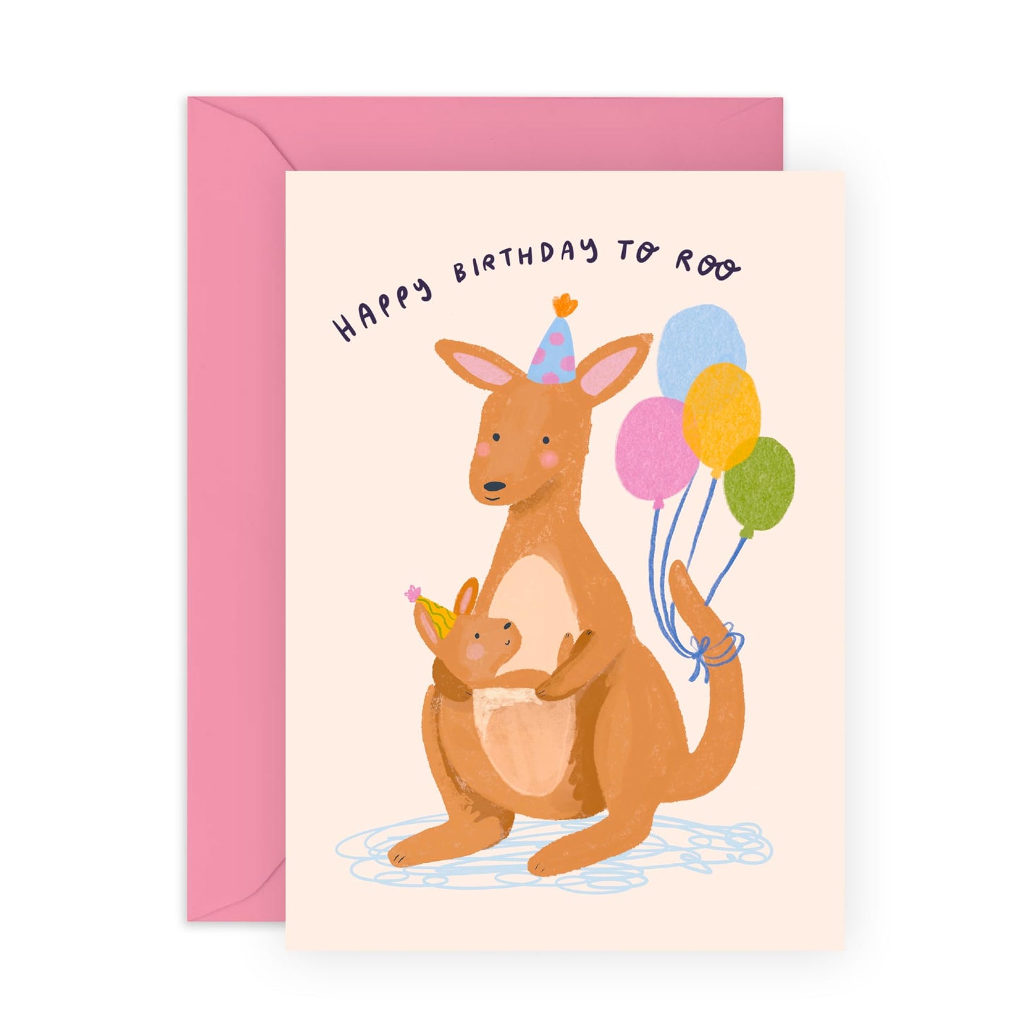 Mum Birthday Card - Happy Birthday To Roo - Thank You Card For Women - Sweet Greeting Card For Aunt Nan - From Son Daughter Husband - Birthday Card Fo