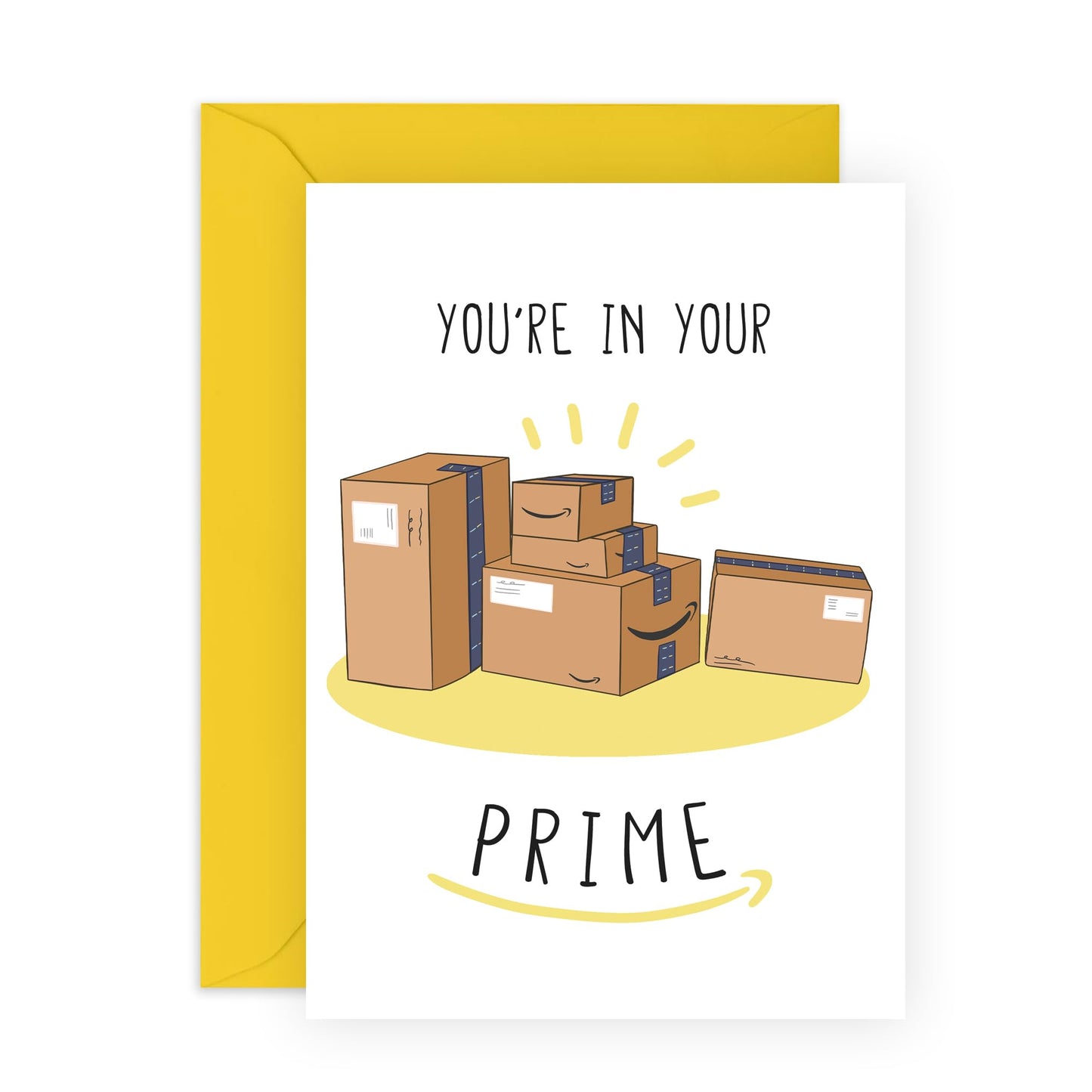 Birthday Cards For Him Her - Youre In Your Prime - Sweet Birthday Cards For Mum Dad - Daddy Mummy - Brother Sister - Greeting Cards Aunt Uncle - Comes With Stickers - By Central 23