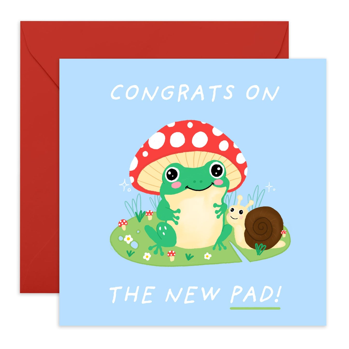 Congratulations Card for buying a New House - 'New Pad' - Gifts for New Neighbours, Friends, Son, Daughter, BFF, Sister - New Life - Comes with Fun Stickers
