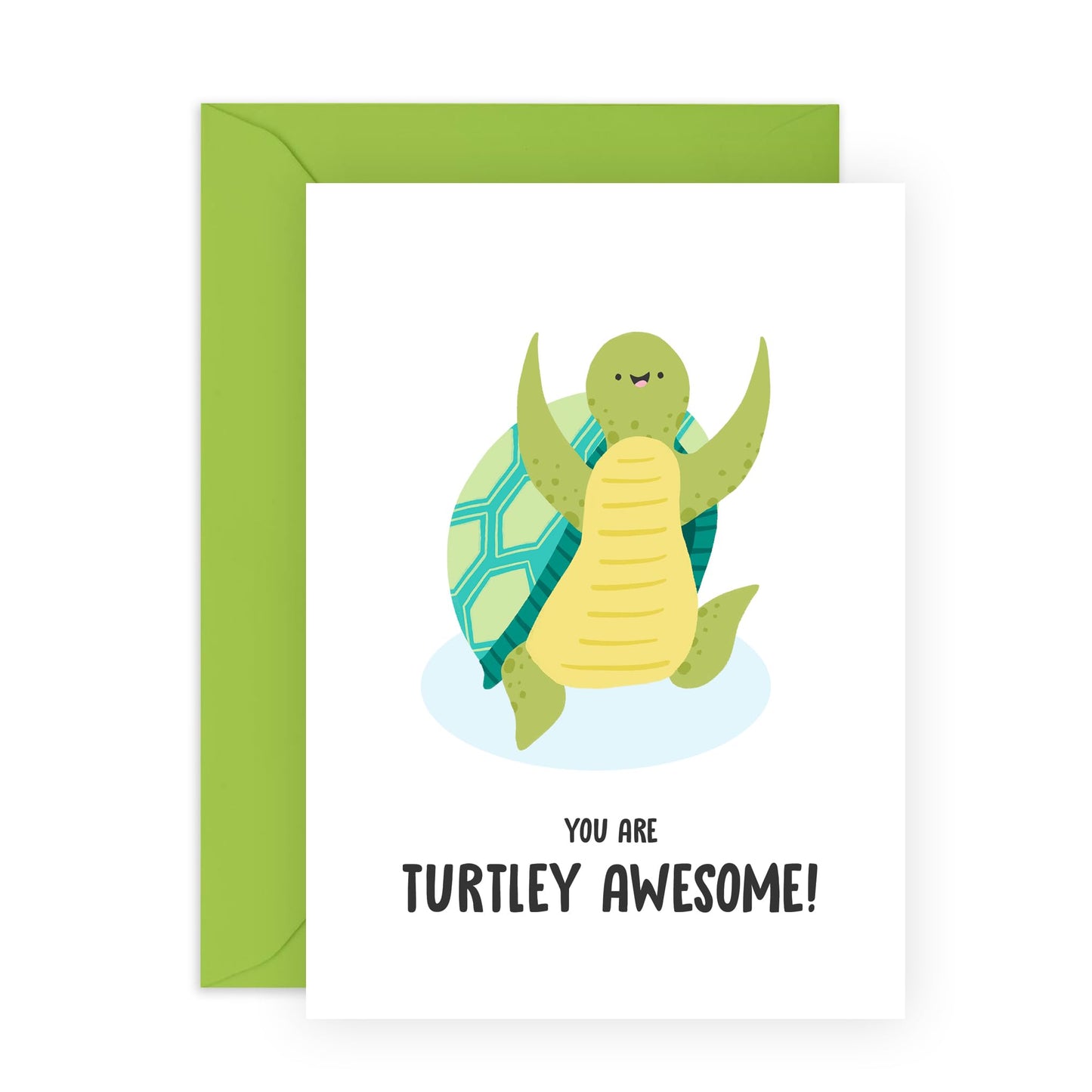 Birthday Cards For Kids Boys Girls - You Are Turtley Awesome - Cute Turtle Thank You Cards For Students Son Daughter - Appreciation Gifts For Friends - Comes With Stickers By Central 23