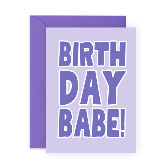 Best Friend Birthday Card For Her - Birthday Babe! - Happy Birthday Greeting Cards For Bestfriend BFF - Friendship Gifts For Women - Comes With Cute Stickers By Central 23