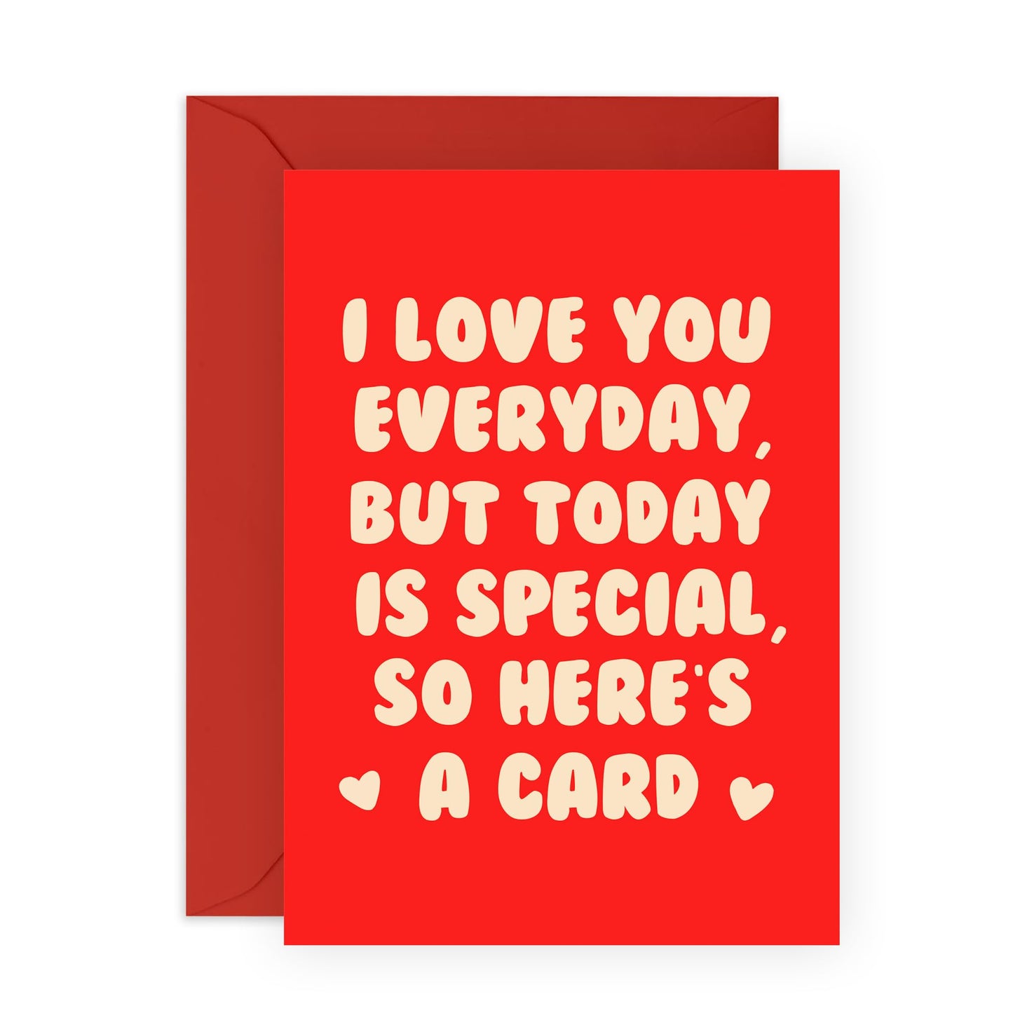 Valentines Day Card Girlfriend Boyfriend - Today Is Special - Anniversary Card Couple Fiance - Husband Wife Greeting Cards - Love Cards For Him Her - Comes With Stickers By Central 23