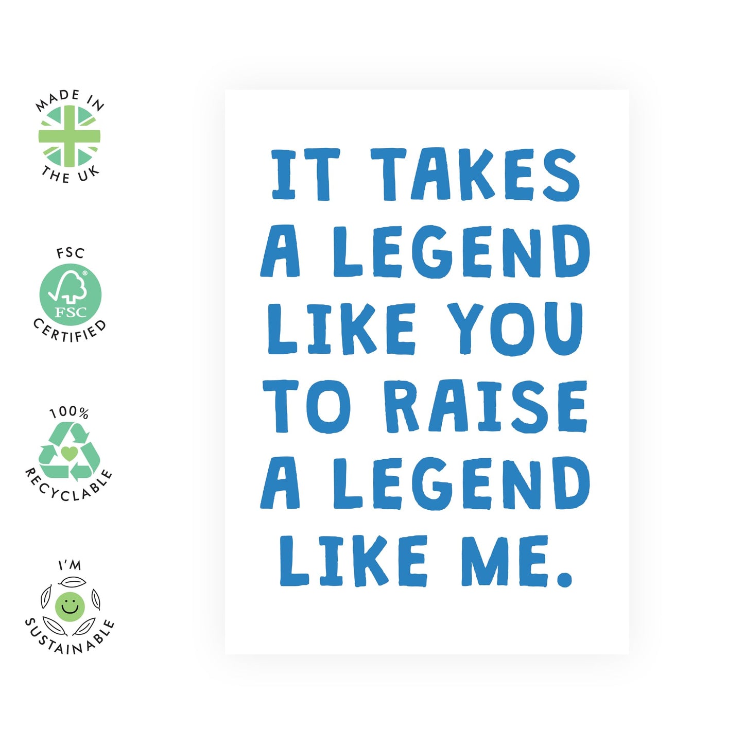 Birthday Card For Women Men - Legend Like You - Mothers Day Cards For Mum Aunt Nan - Fathers Day Cards For Dad Uncle - Greeting Cards From Son Daughter - Comes With Fun Stickers By Central 23