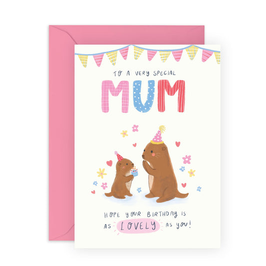 Birthday Cards For Mum - Hope Your Birthday Is As Lovely As You - Happy Birthday Cards For Mummy Mama Mom - Sweet Greeting Cards For Her - Gifts For Women - Comes With Cute Stickers By Central 23