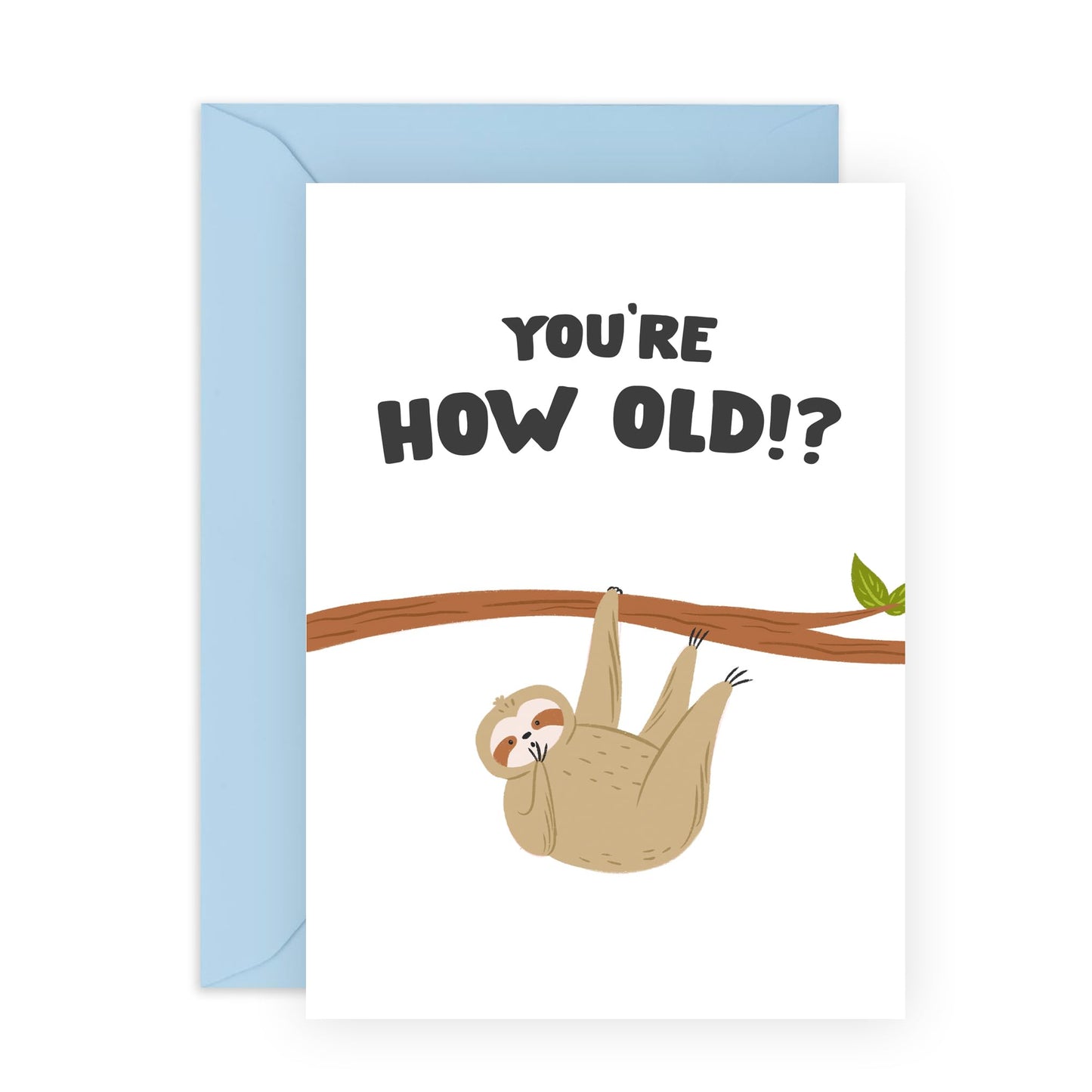 Birthday Cards For Boys Girls - I Am The Present Sloth - Birthday Cards For Mum Dad - Him Her - Gift From Friend - Greeting Cards For Sister Brother - Comes With Stickers - By Central 23
