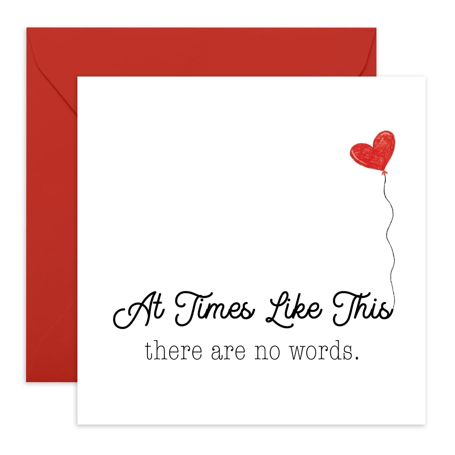 Sympathy Greeting Cards - At Times Like This - Heartfelt Condolence, Mourning, Bereavement Cards For Adults - Sorry For Your Loss Card - Comes With Stickers - By Central 23