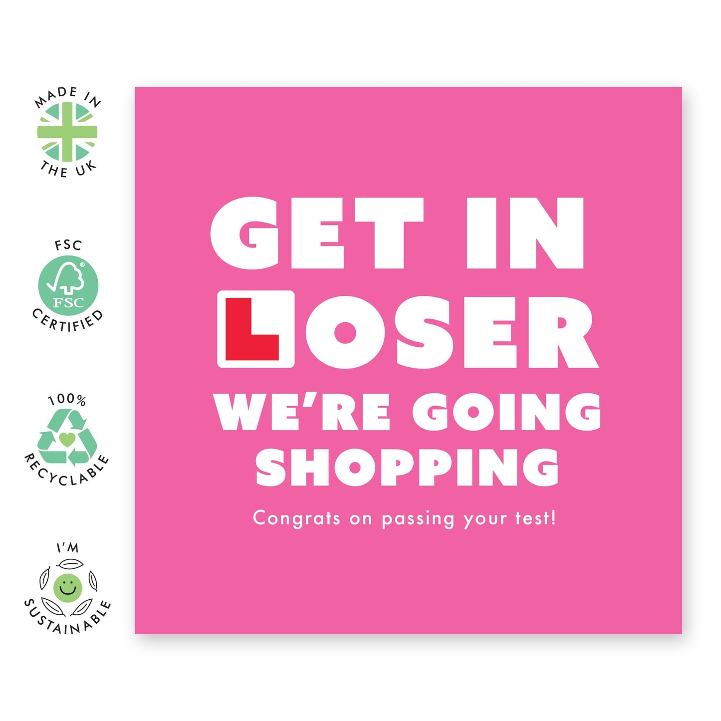 Congratulations For Passing Your Test Greeting Card And Envelope - Well Done Good Job Cards For Women - Congrats Card For Girls Granddaughter Sister Best Friends - Comes With Stickers By Central 23